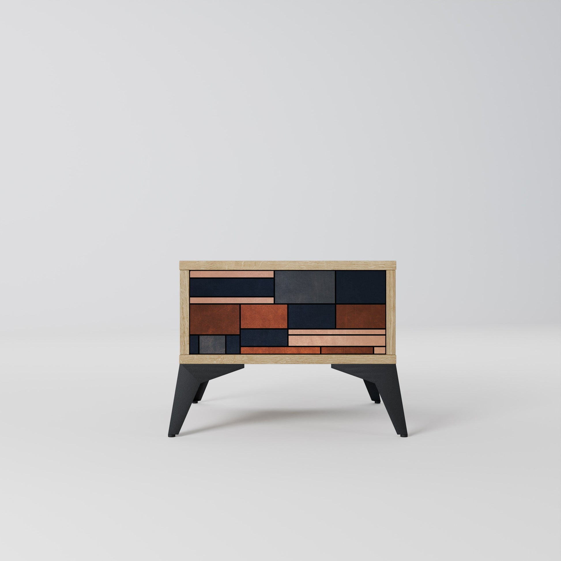 INTREPID FORMATION Nightstand in Oak Effect