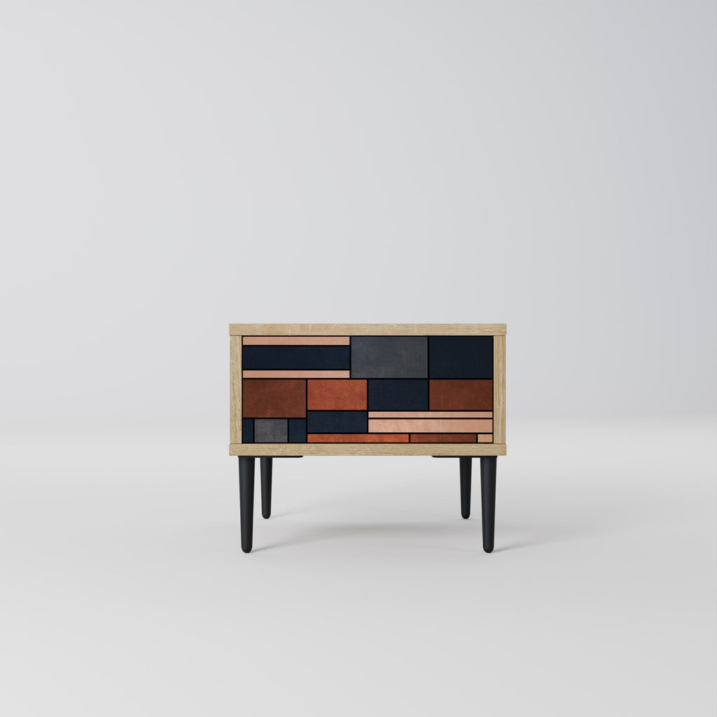 INTREPID FORMATION Nightstand in Oak Effect