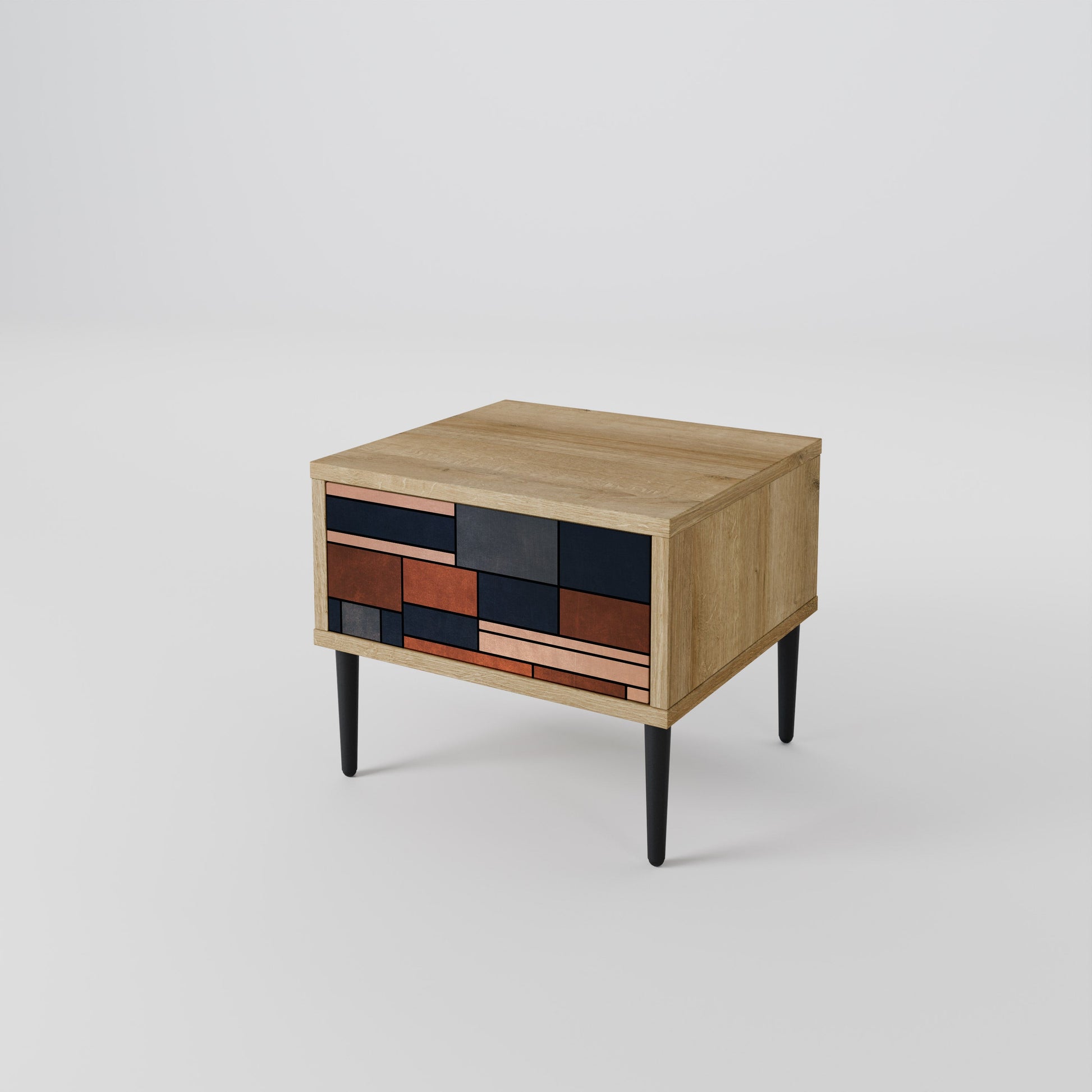 INTREPID FORMATION Nightstand in Oak Effect