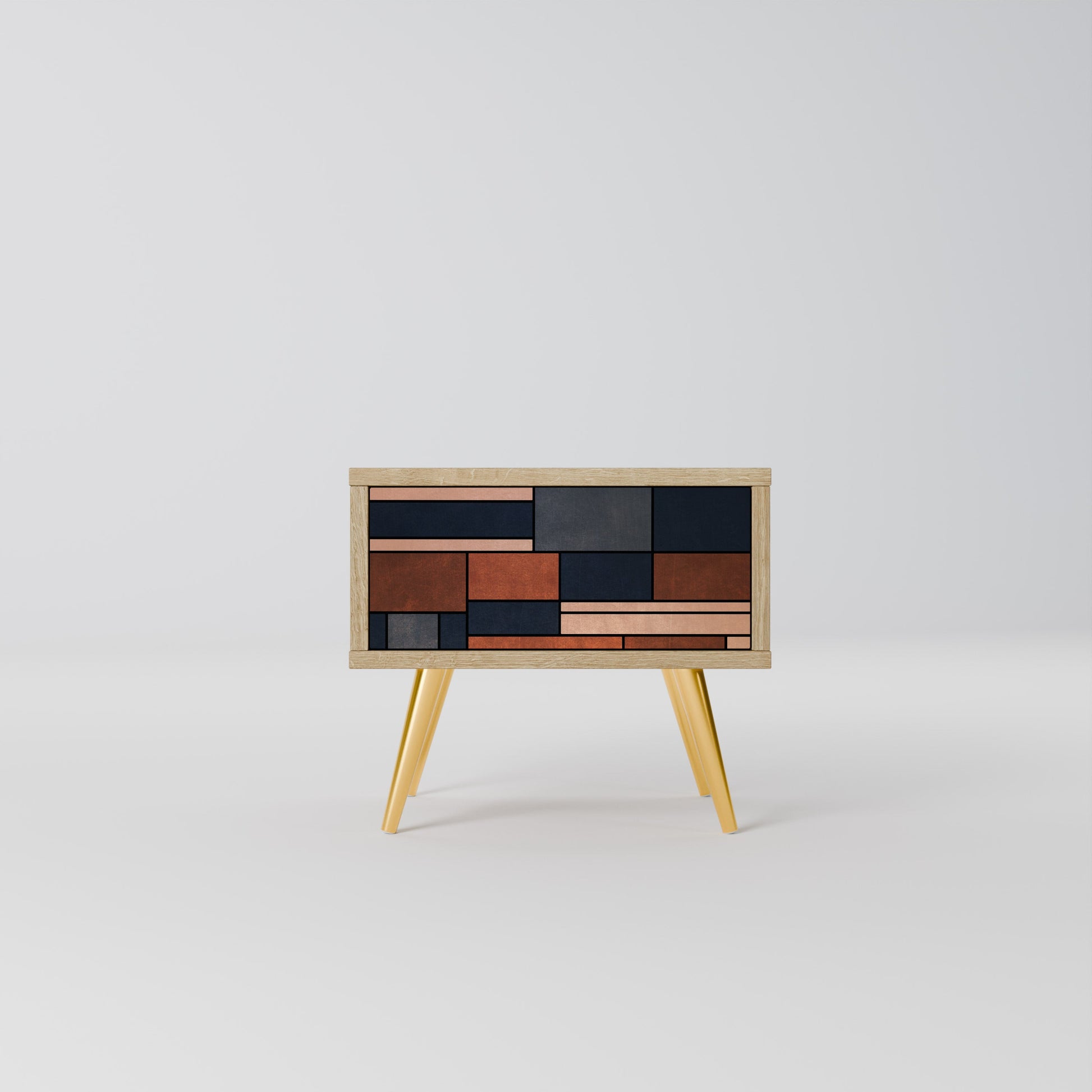 INTREPID FORMATION Nightstand in Oak Effect