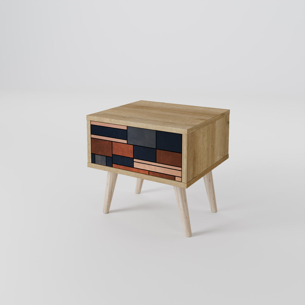 INTREPID FORMATION Nightstand in Oak Effect