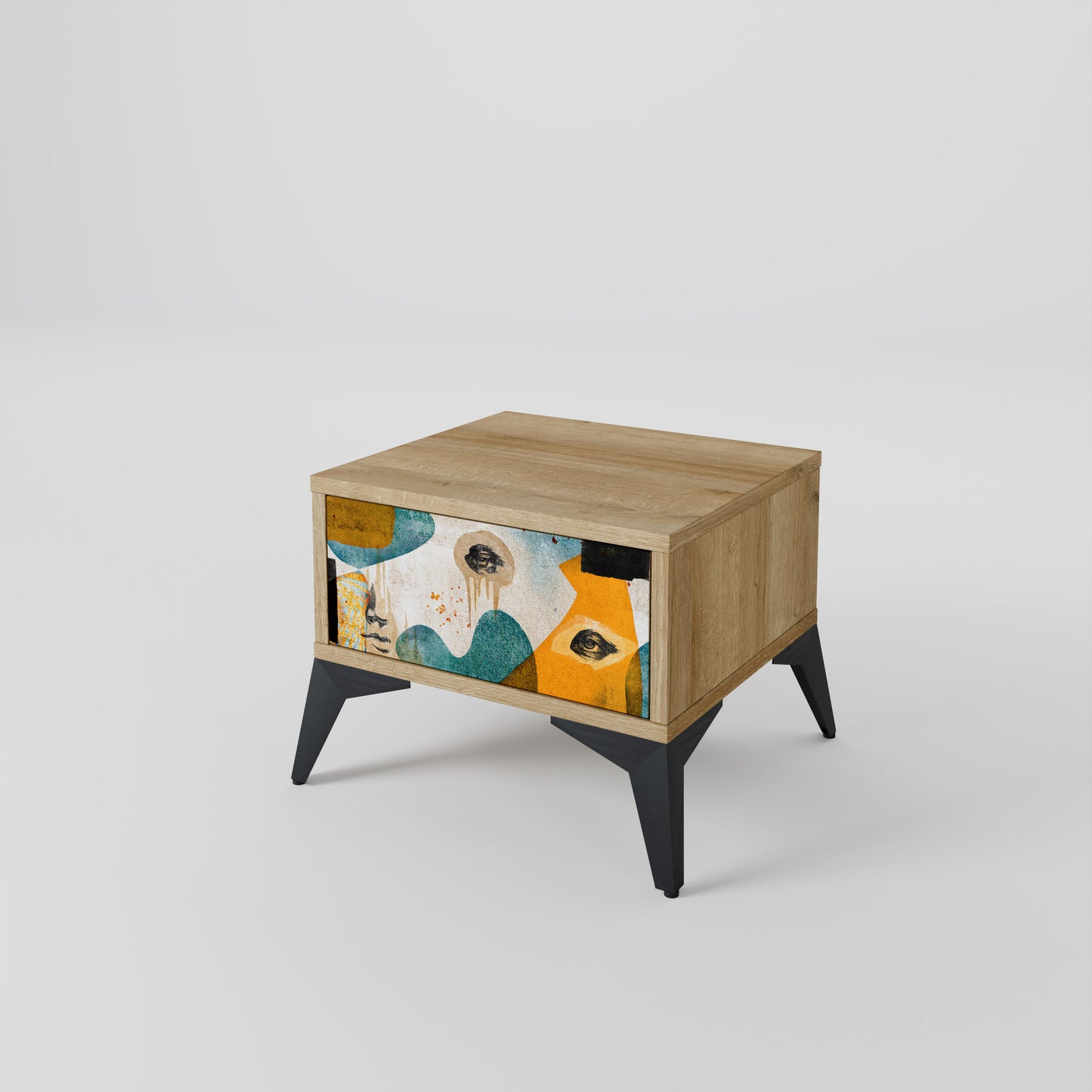ABSTRACT FACES Nightstand