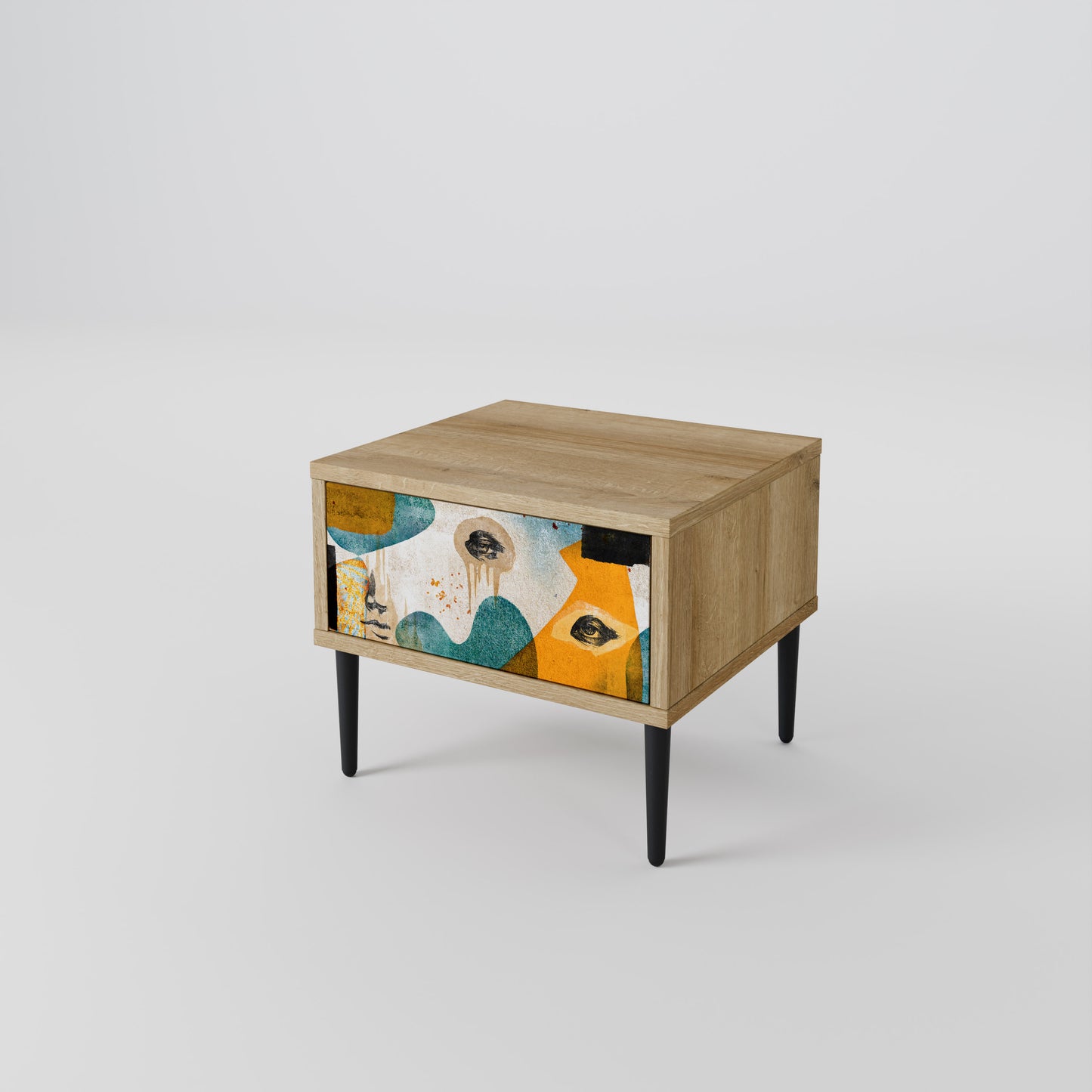 ABSTRACT FACES Nightstand