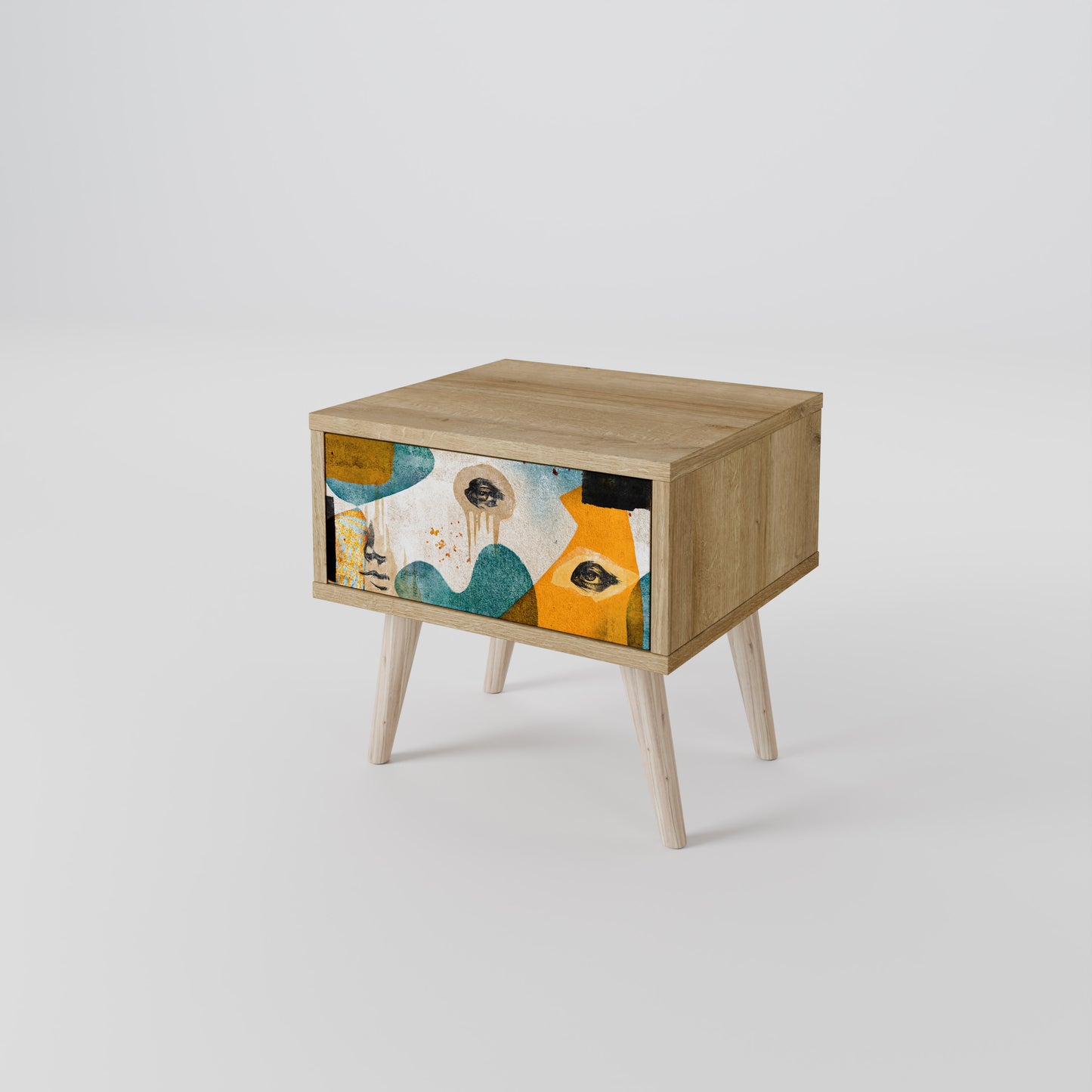 ABSTRACT FACES Nightstand