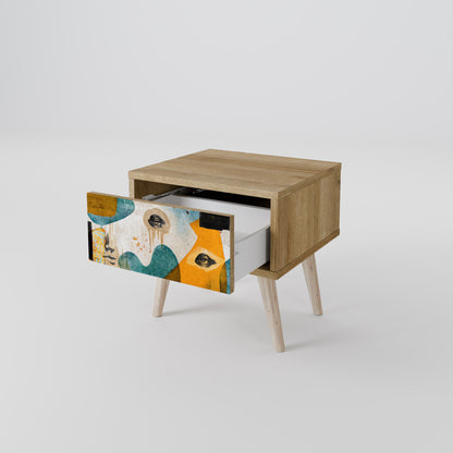 ABSTRACT FACES Nightstand