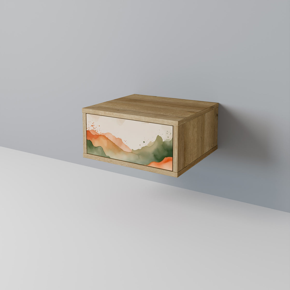 WATERCOLOUR PEAKS Nightstand