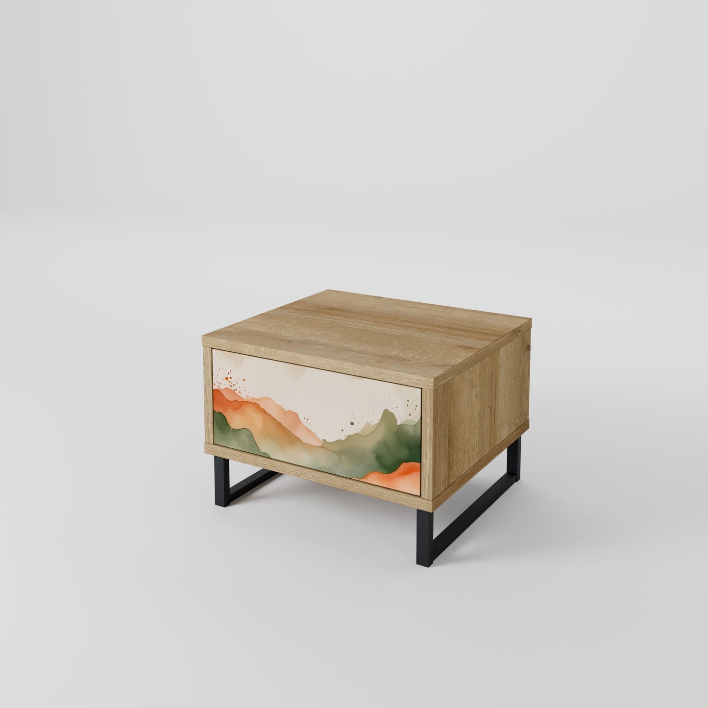 WATERCOLOUR PEAKS Nightstand