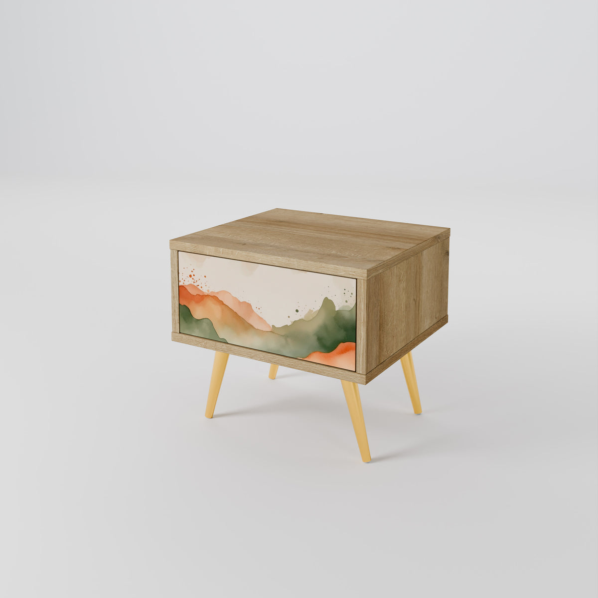 WATERCOLOUR PEAKS Nightstand