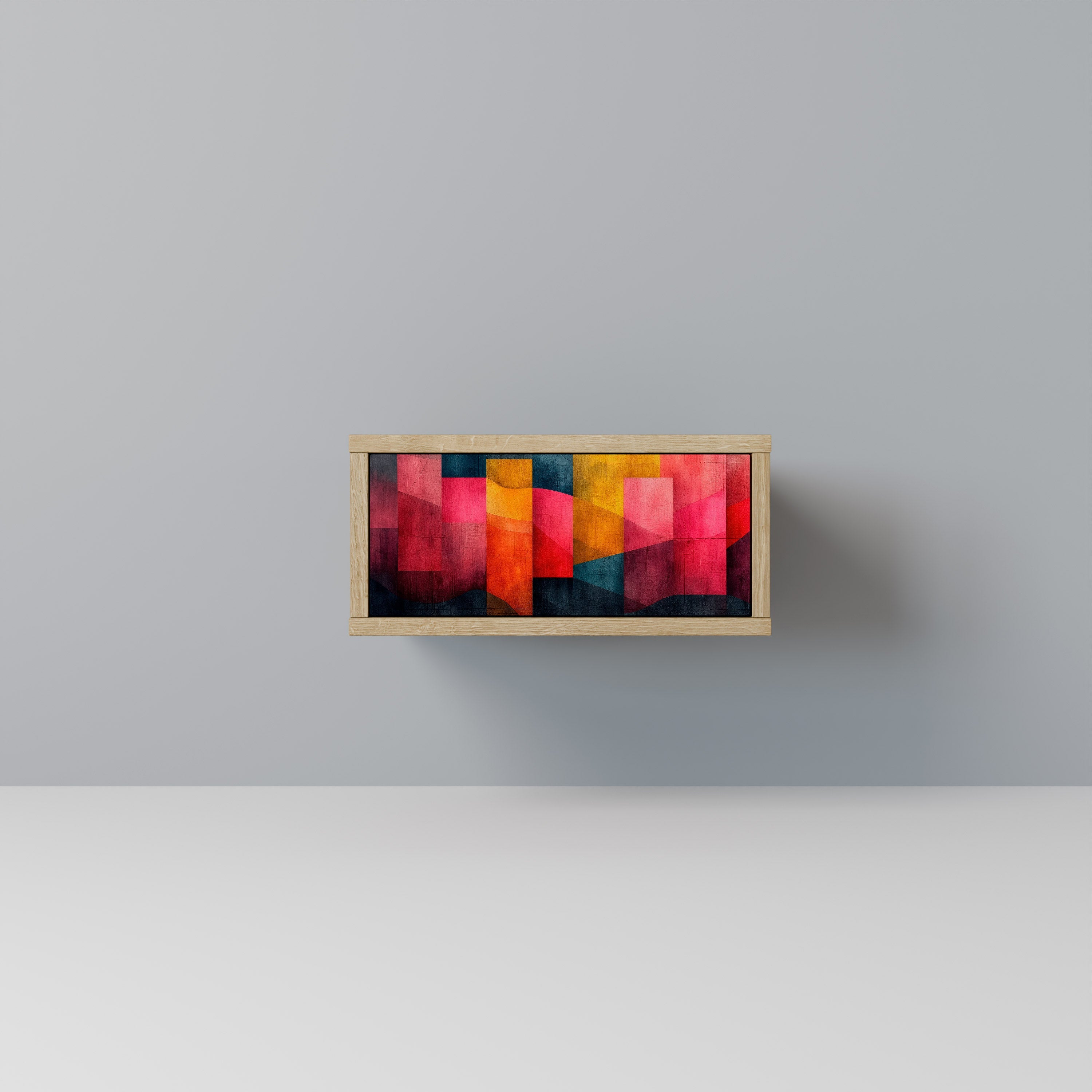 COLORFUL SOUNDS Nightstand in Oak Effect