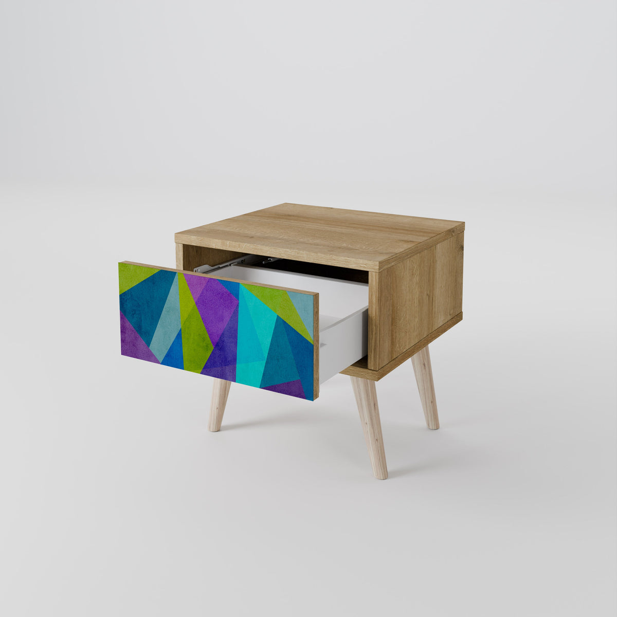Table de chevet COLD SHOWCASE effet chêne