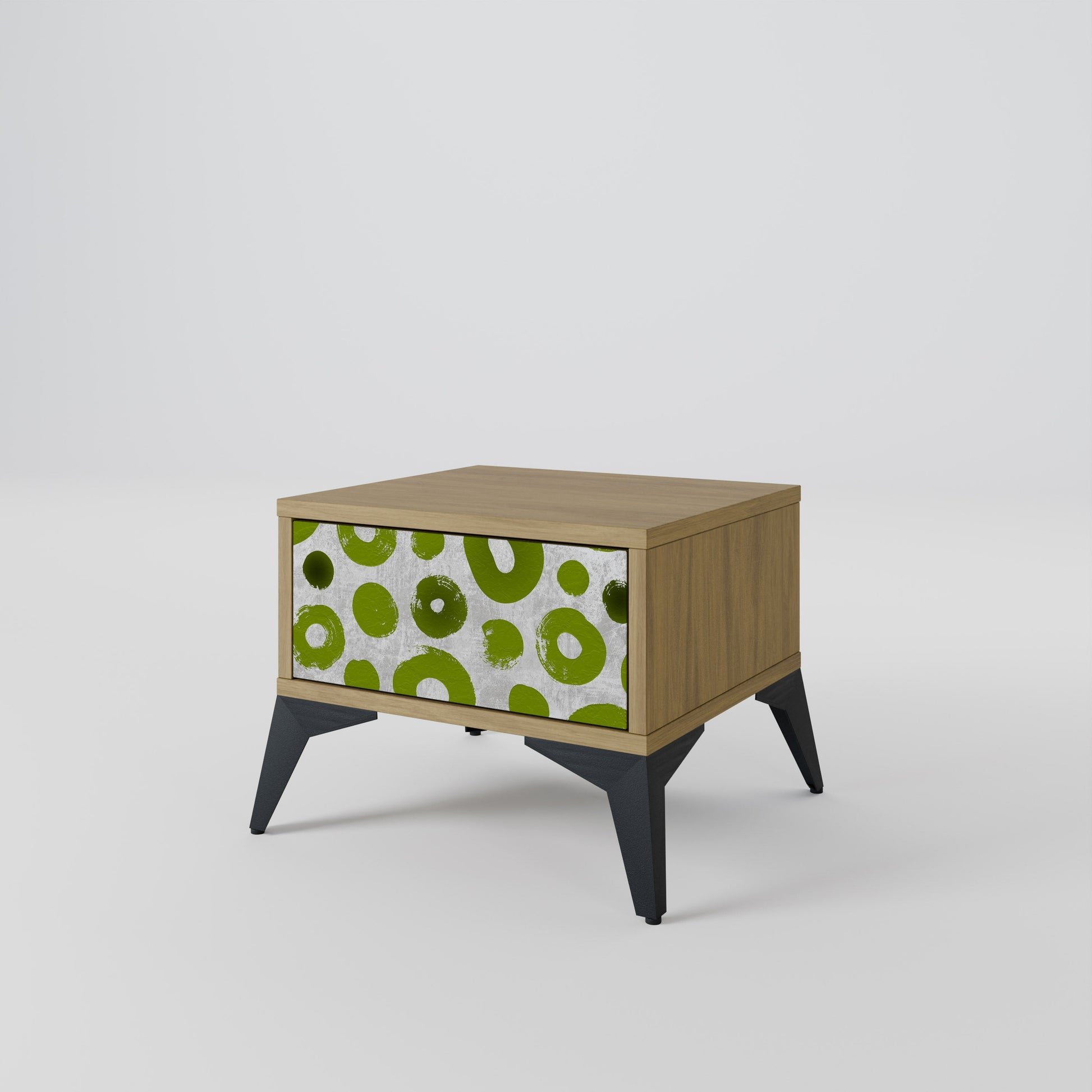 Table de chevet GREEN RHAPSODY effet chêne