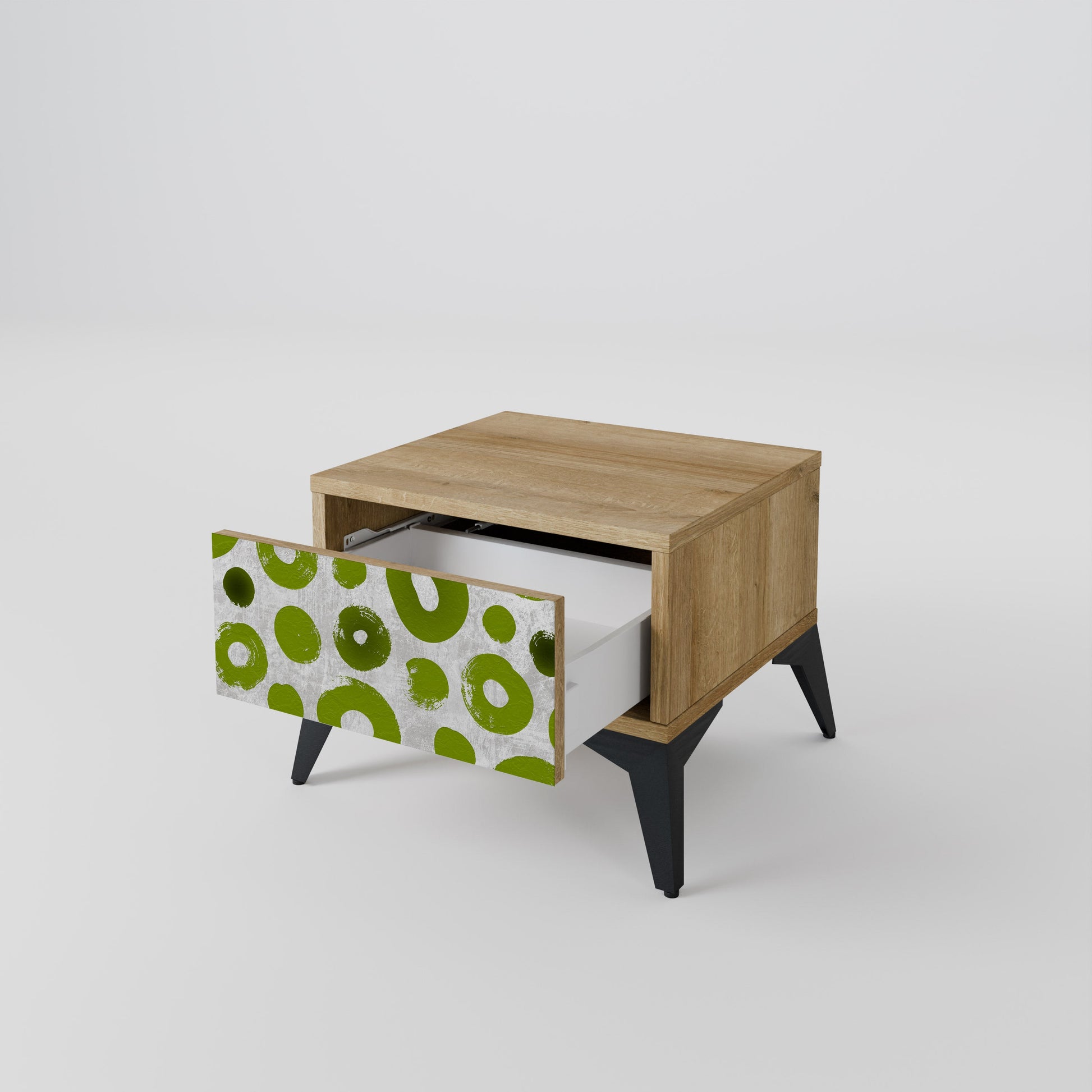 Table de chevet GREEN RHAPSODY effet chêne