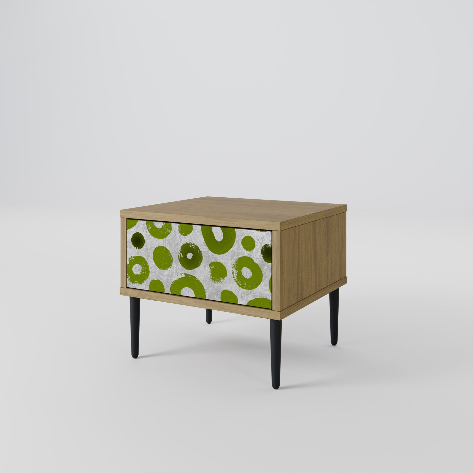Table de chevet GREEN RHAPSODY effet chêne