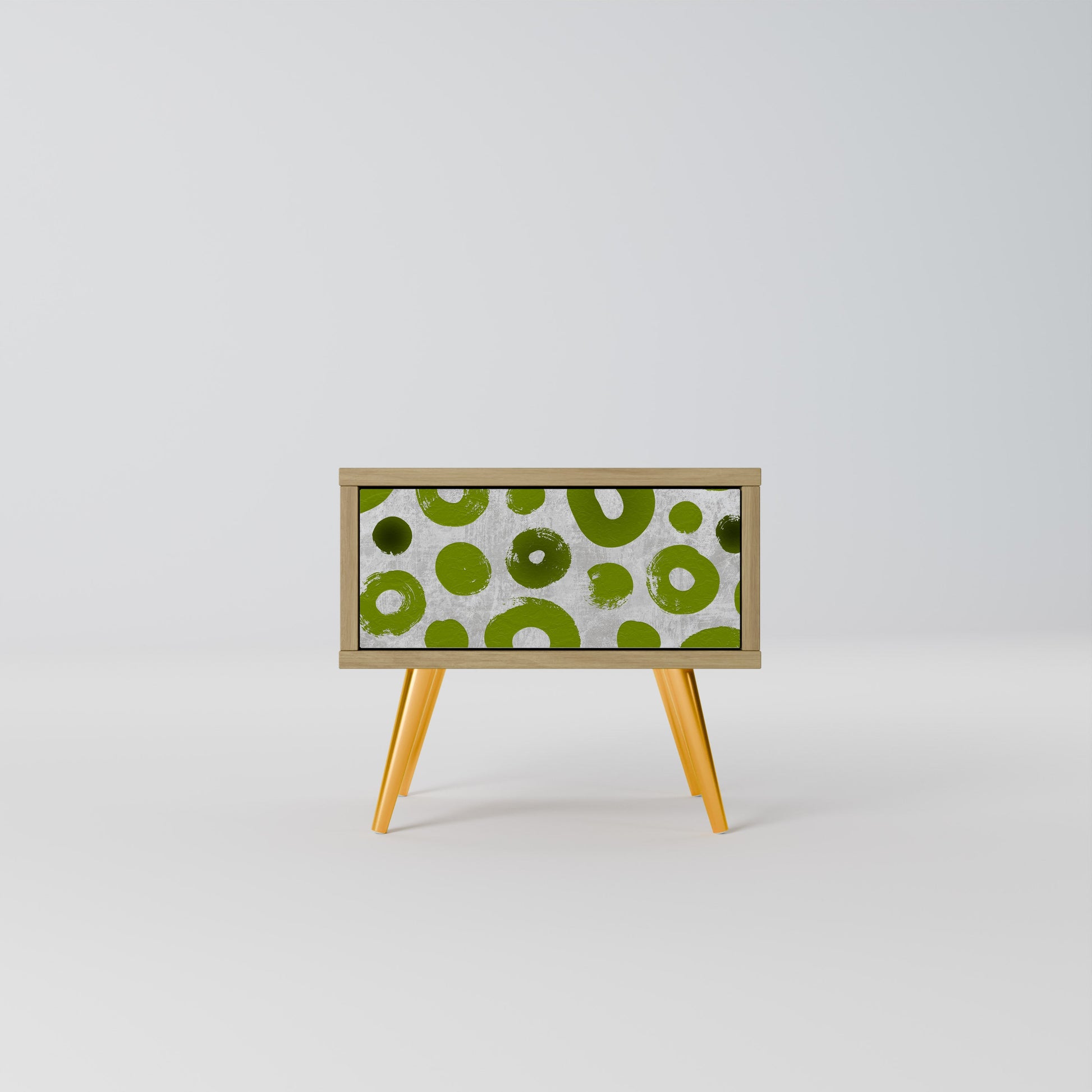 Table de chevet GREEN RHAPSODY effet chêne