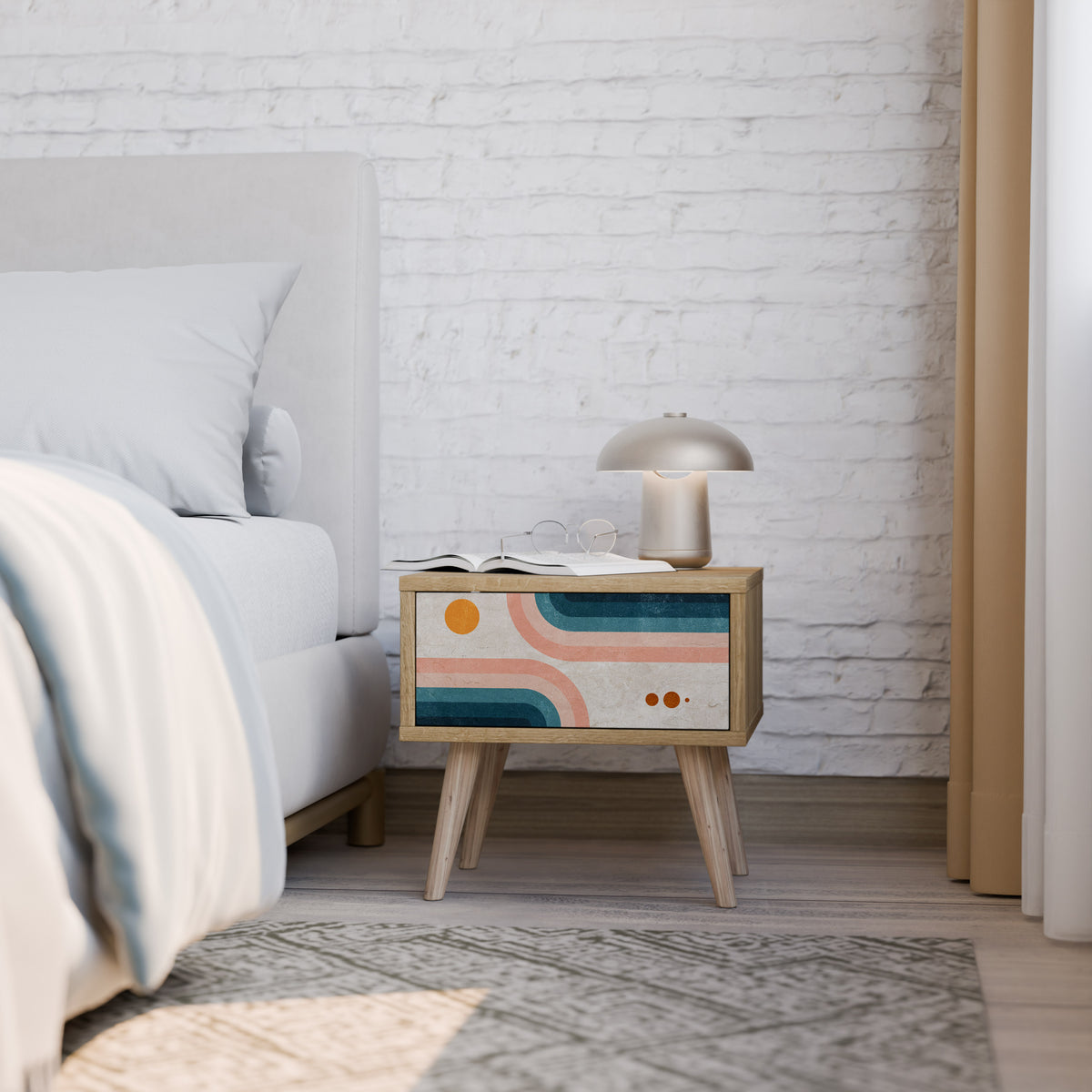 TWO HALVES Nightstand