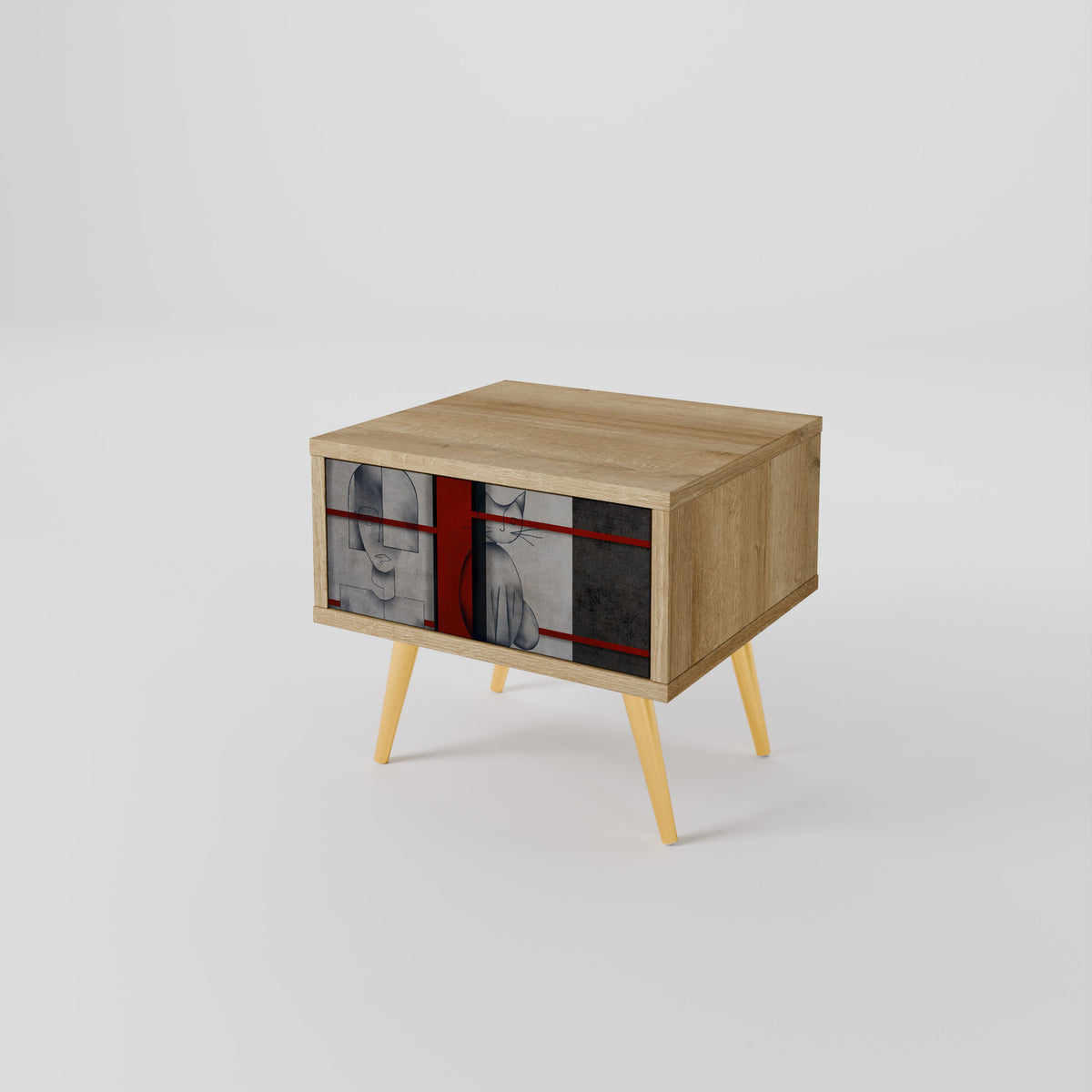 GRAY FIGURES Nightstand