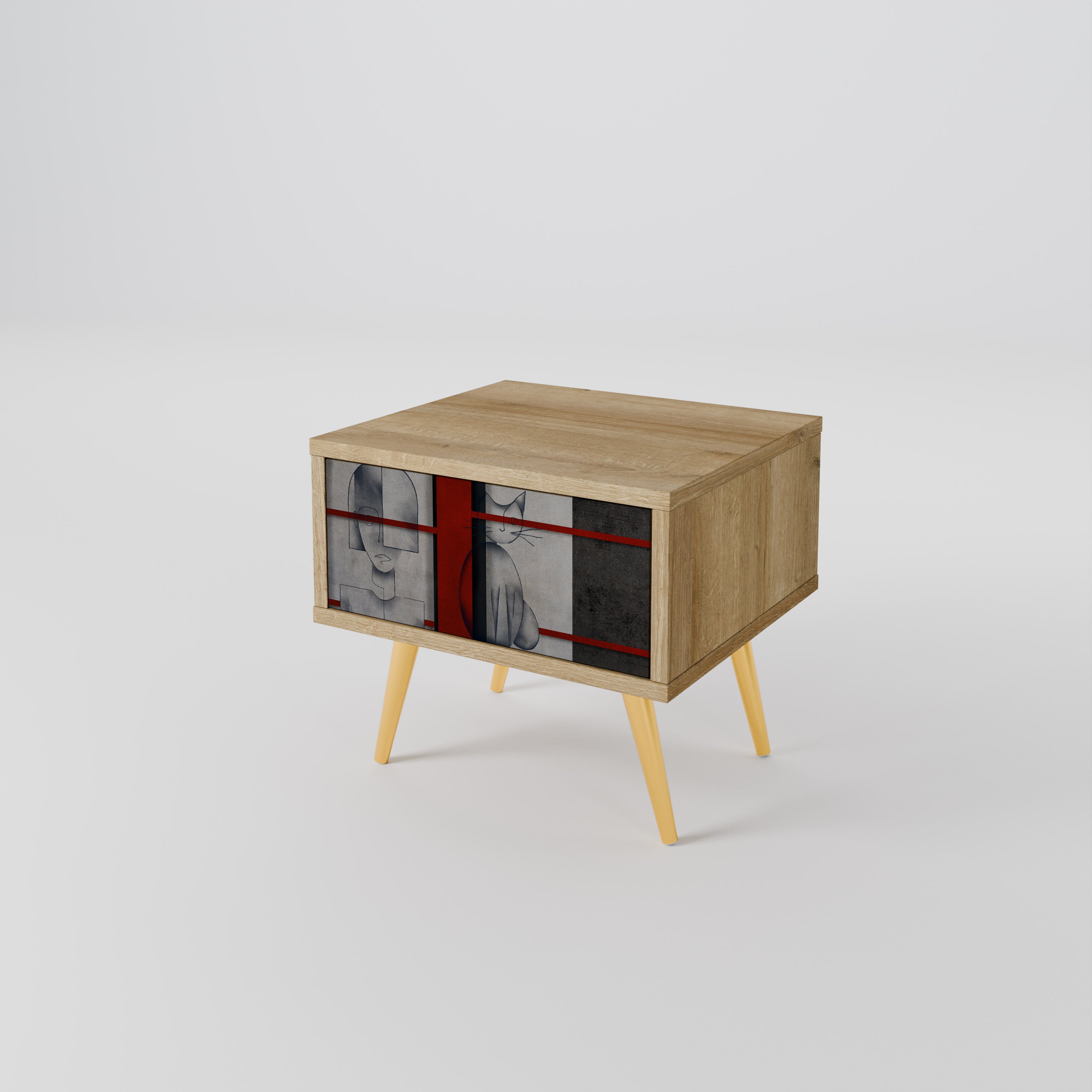 GRAY FIGURES Nightstand