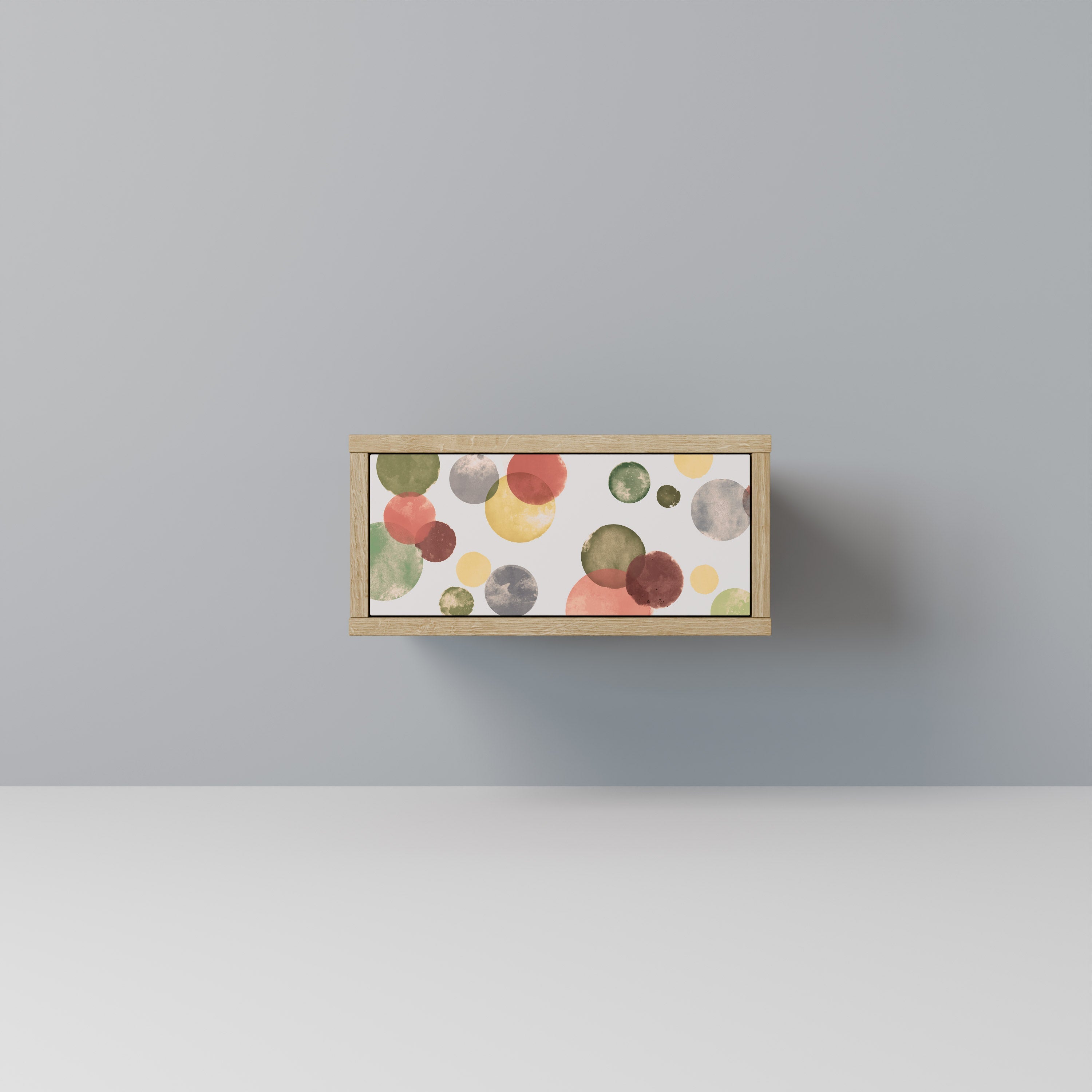 FLEETING HAPPINESS Nightstand in Oak Effect