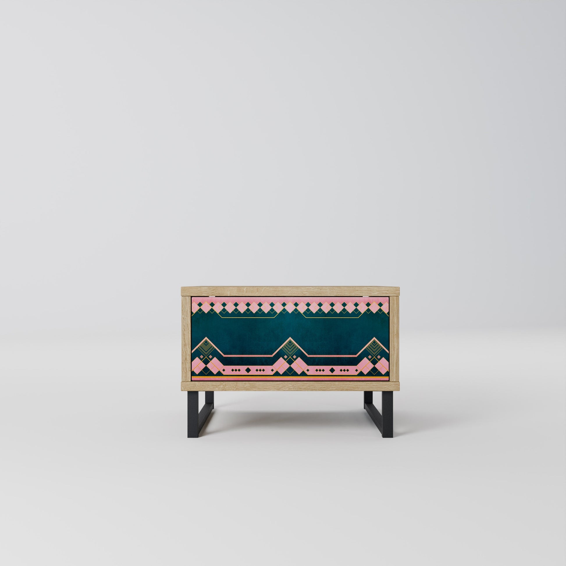 Table de chevet ROYAL COMPOSITION effet chêne