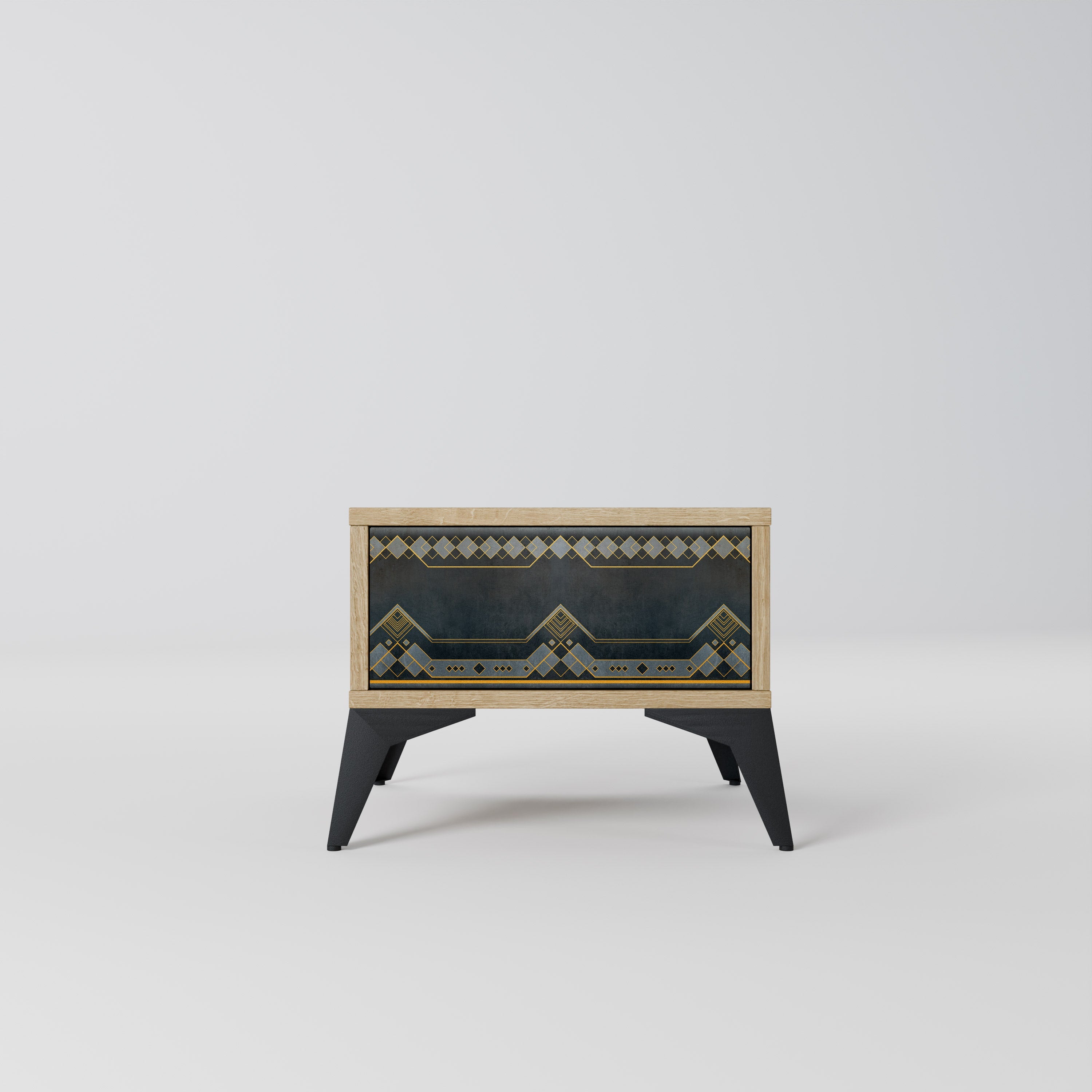 Table de chevet ROYAL ORDINARINESS effet chêne