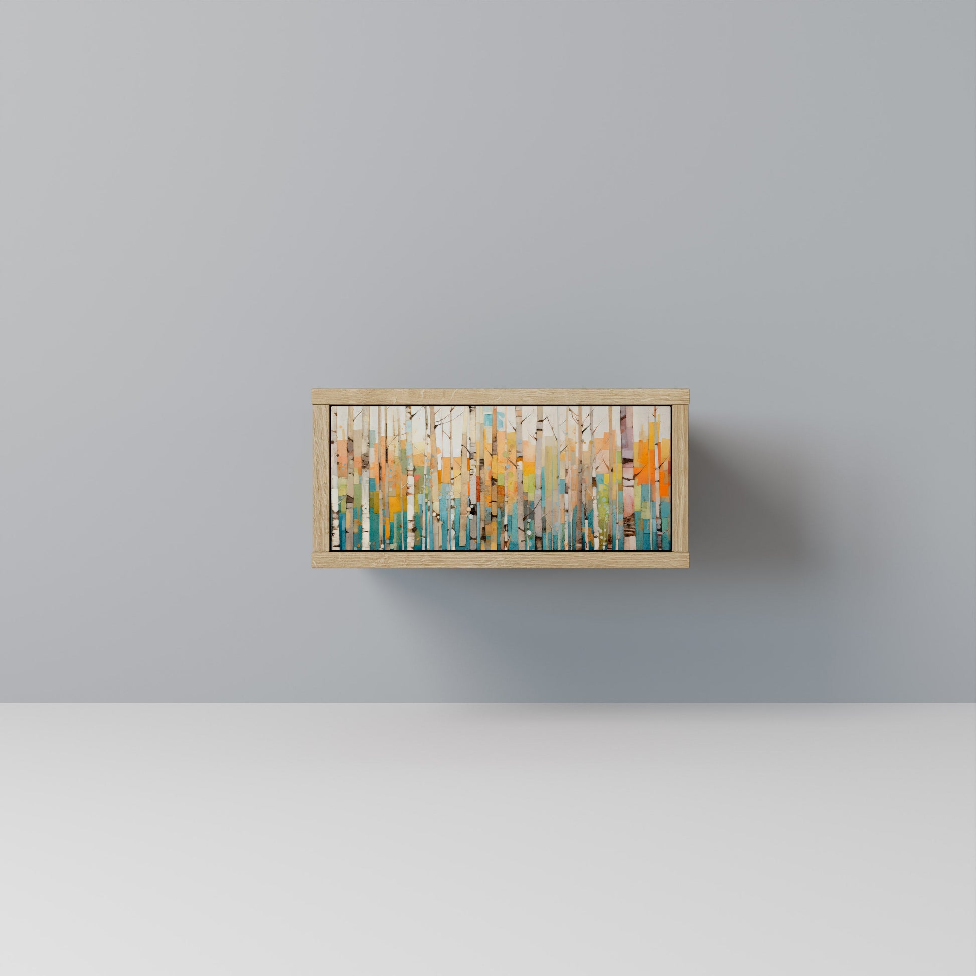 BIRCH KALEIDOSCOPE Nightstand in Oak Effect