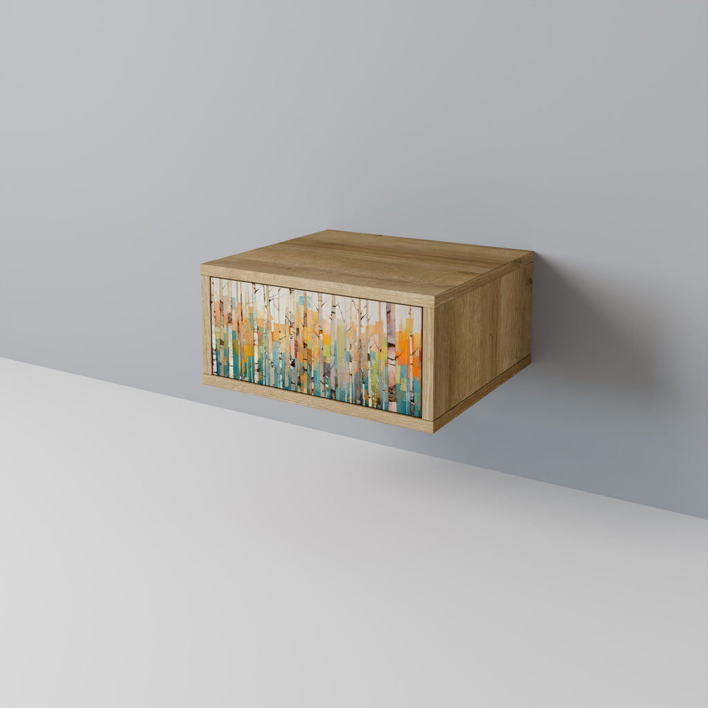 BIRCH KALEIDOSCOPE Nightstand in Oak Effect