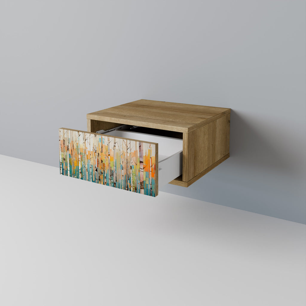BIRCH KALEIDOSCOPE Nightstand in Oak Effect