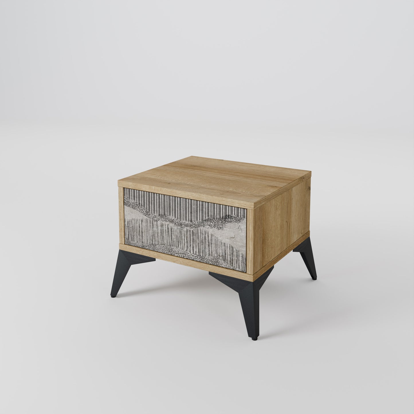 GRAIN LINES Nightstand