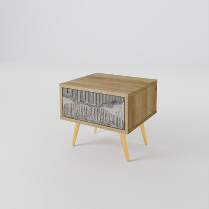 GRAIN LINES Nightstand