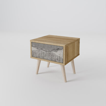 GRAIN LINES Nightstand