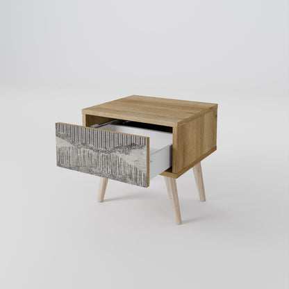 GRAIN LINES Nightstand