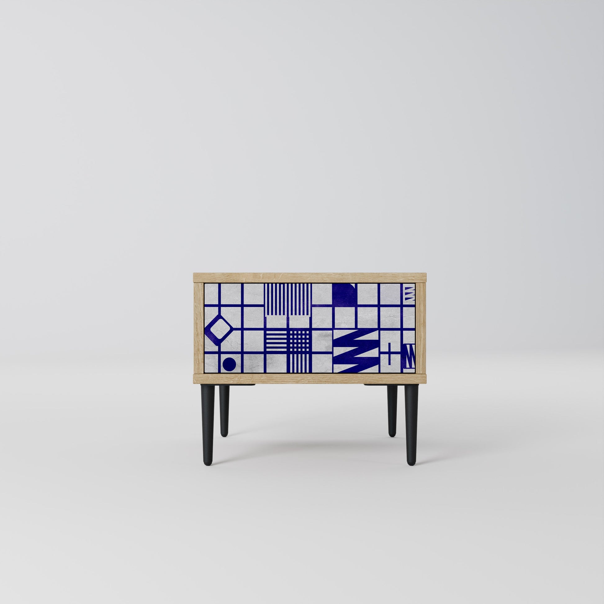THE RIGHT PLACES Nightstand in Oak Effect