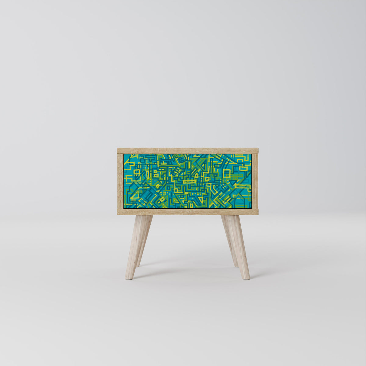 NOSTALGIC MEMORIES Nightstand in Oak Effect