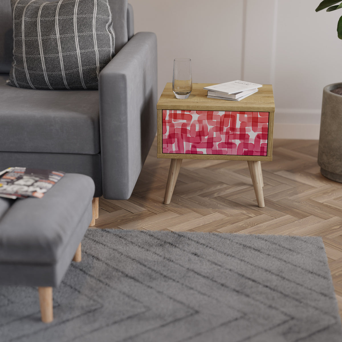 KALEIDOSCOPIC CUBISM Nightstand