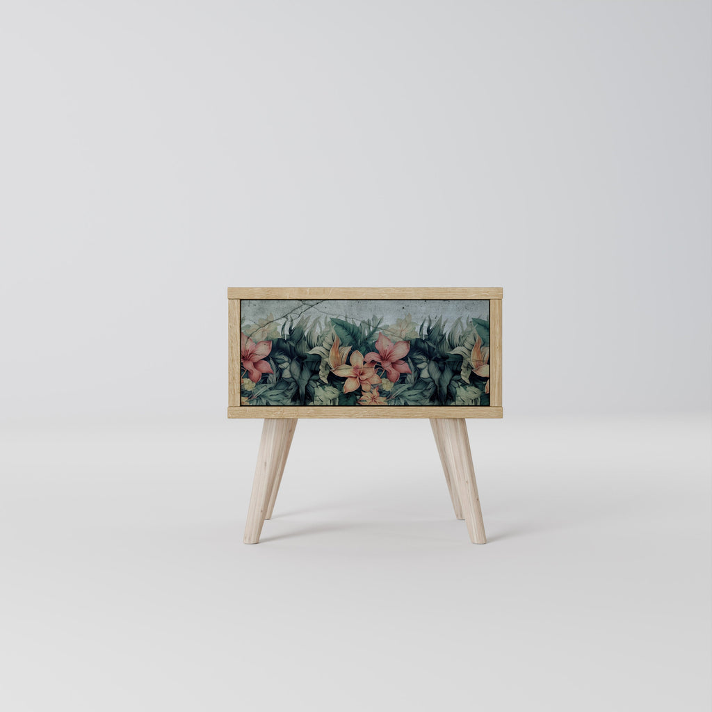 HEAVENLY BLOOM Nightstand in Oak Effect