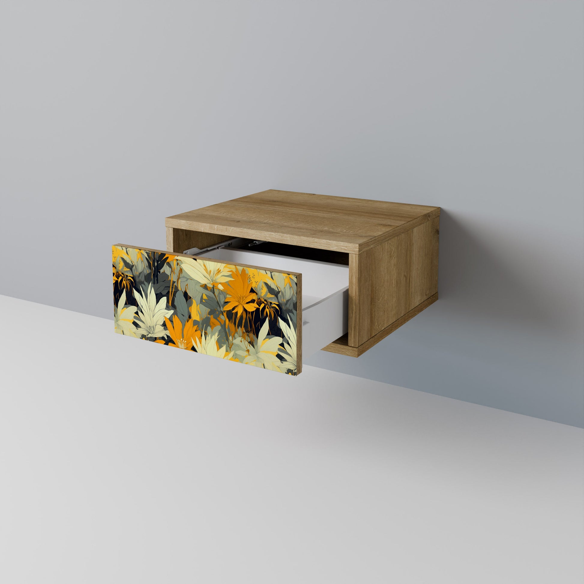 SUNKISSED LILY Nightstand in Oak Effect