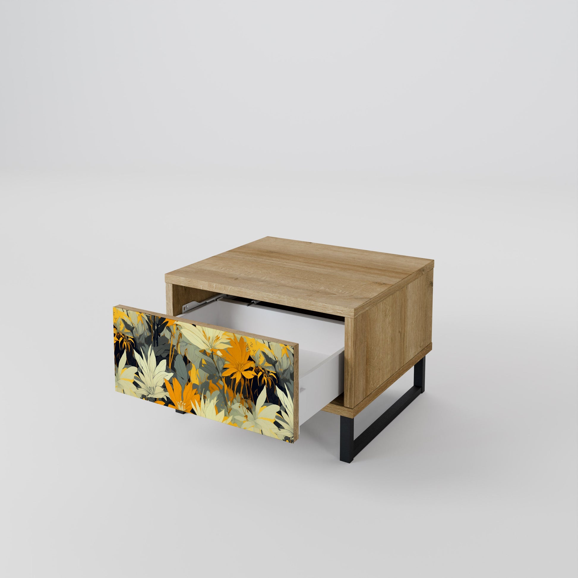 SUNKISSED LILY Nightstand in Oak Effect