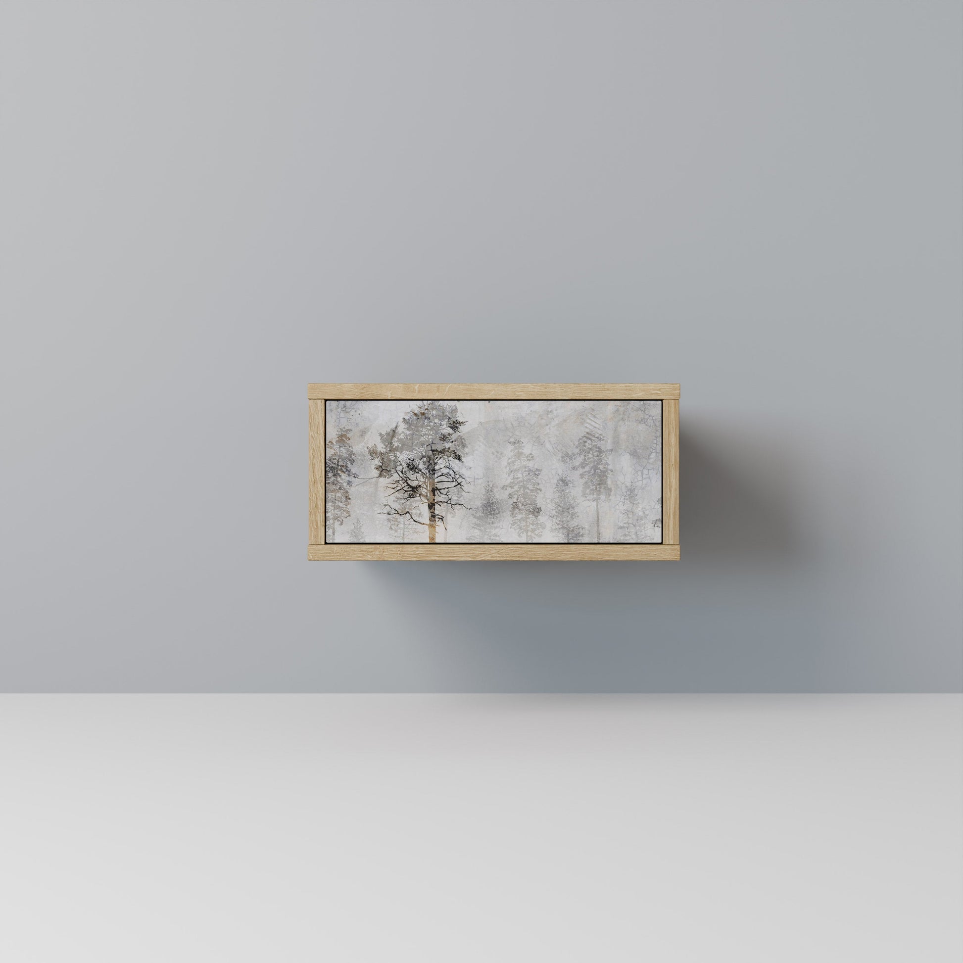 FADE IN THE TREES Nightstand in Oak Effect