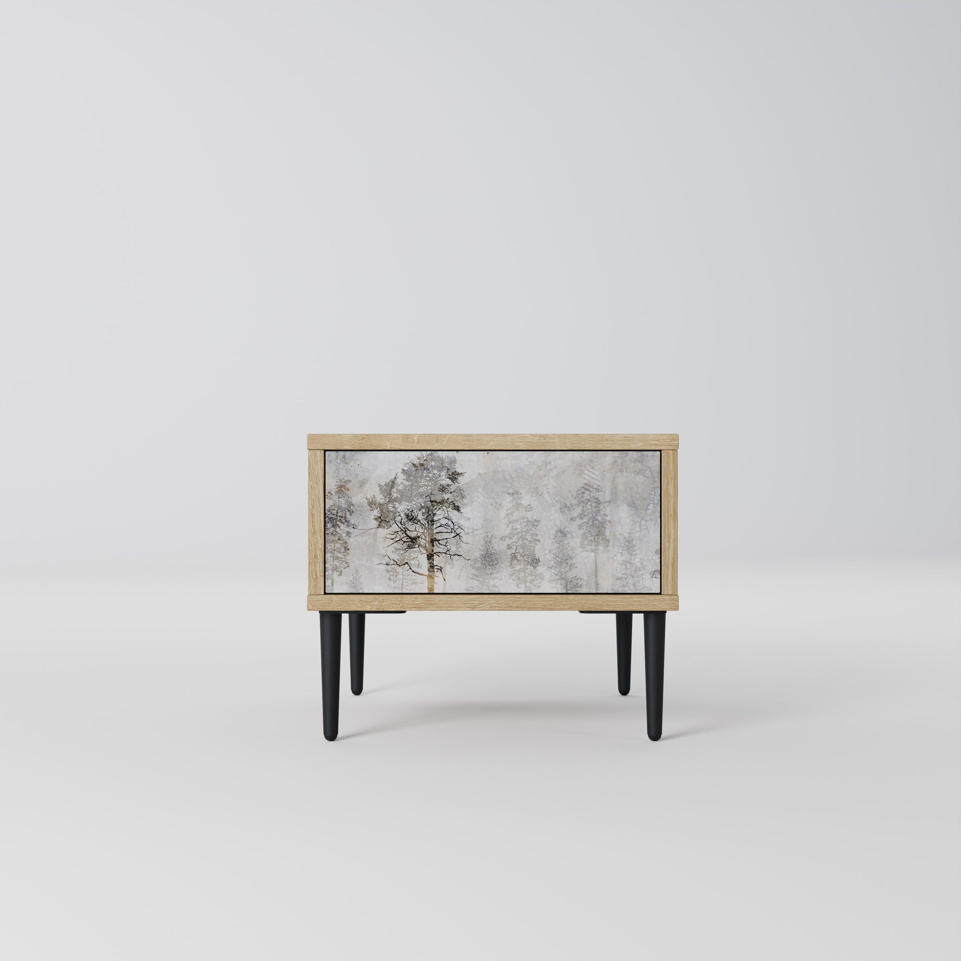 FADE IN THE TREES Nightstand in Oak Effect