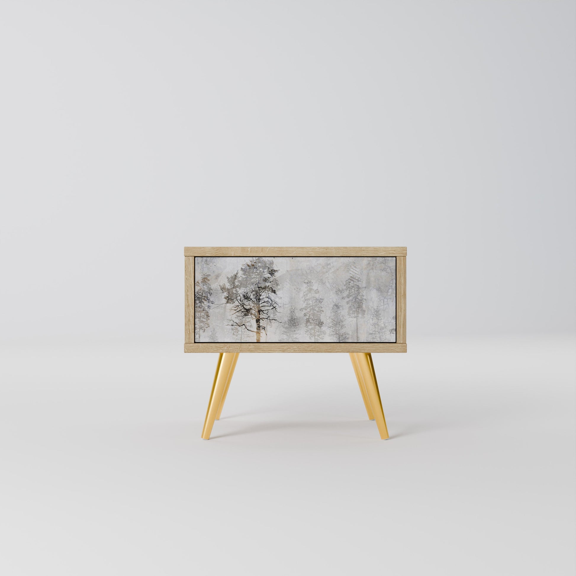 FADE IN THE TREES Nightstand in Oak Effect