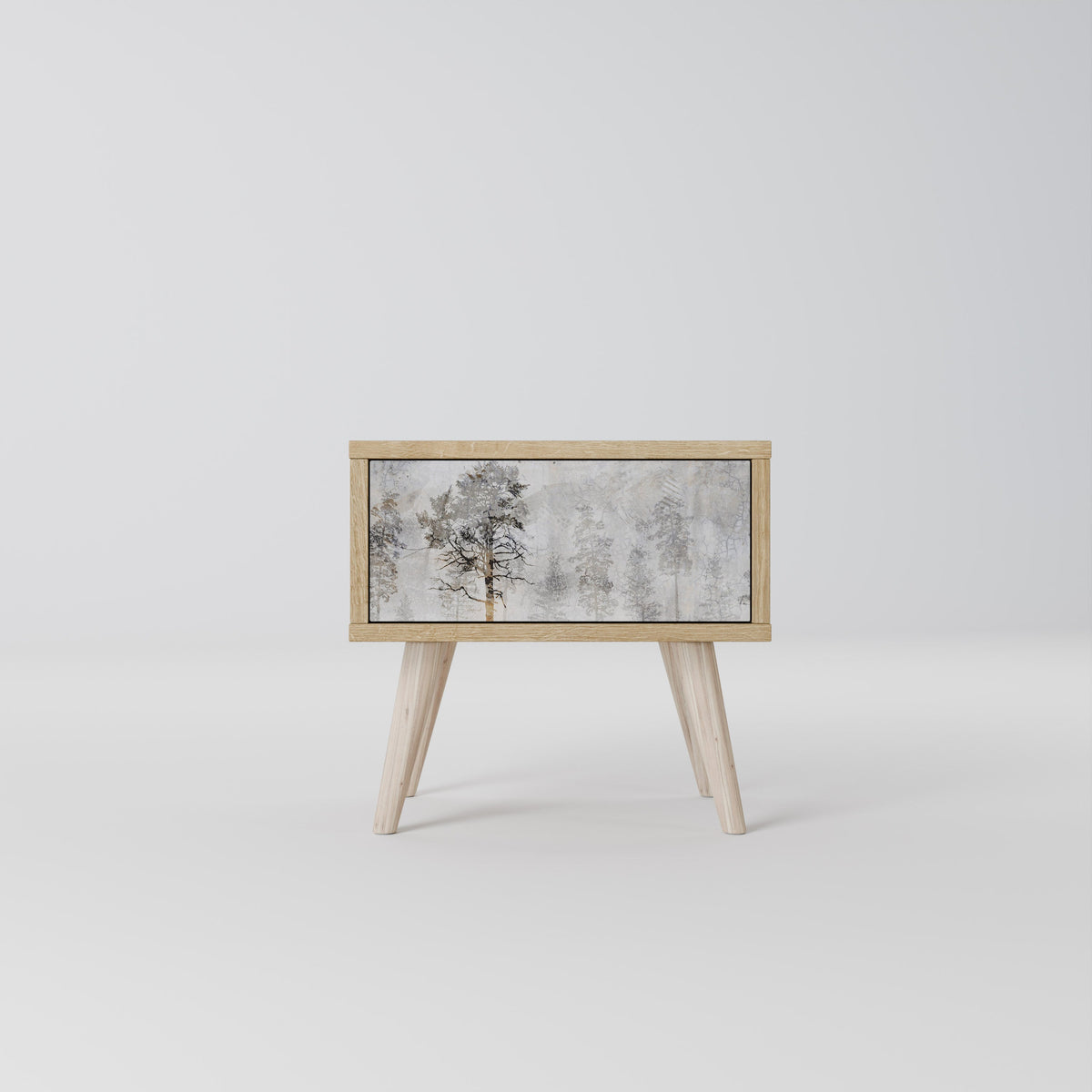 FADE IN THE TREES Nightstand in Oak Effect