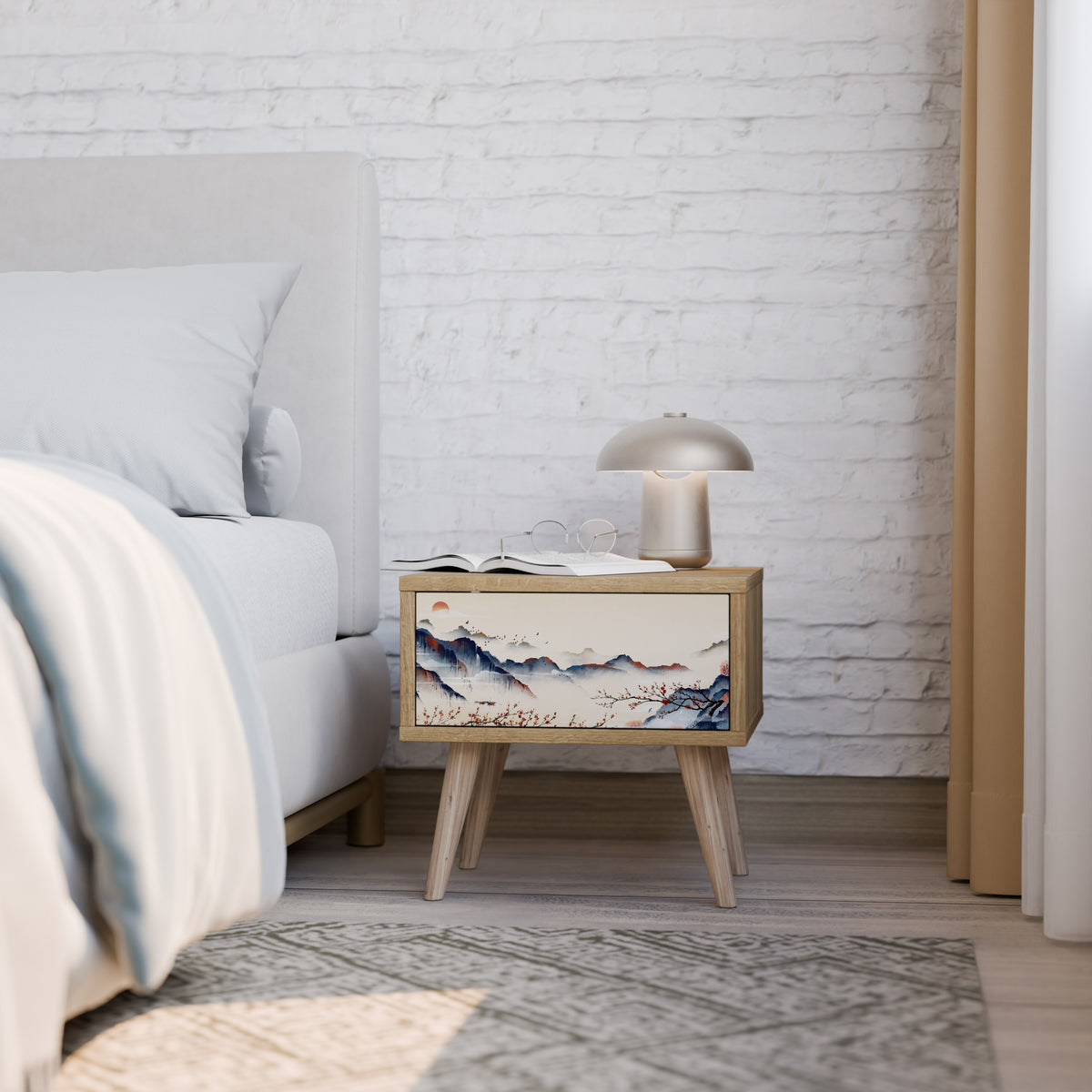 JAPANESE LANDSCAPE Nightstand