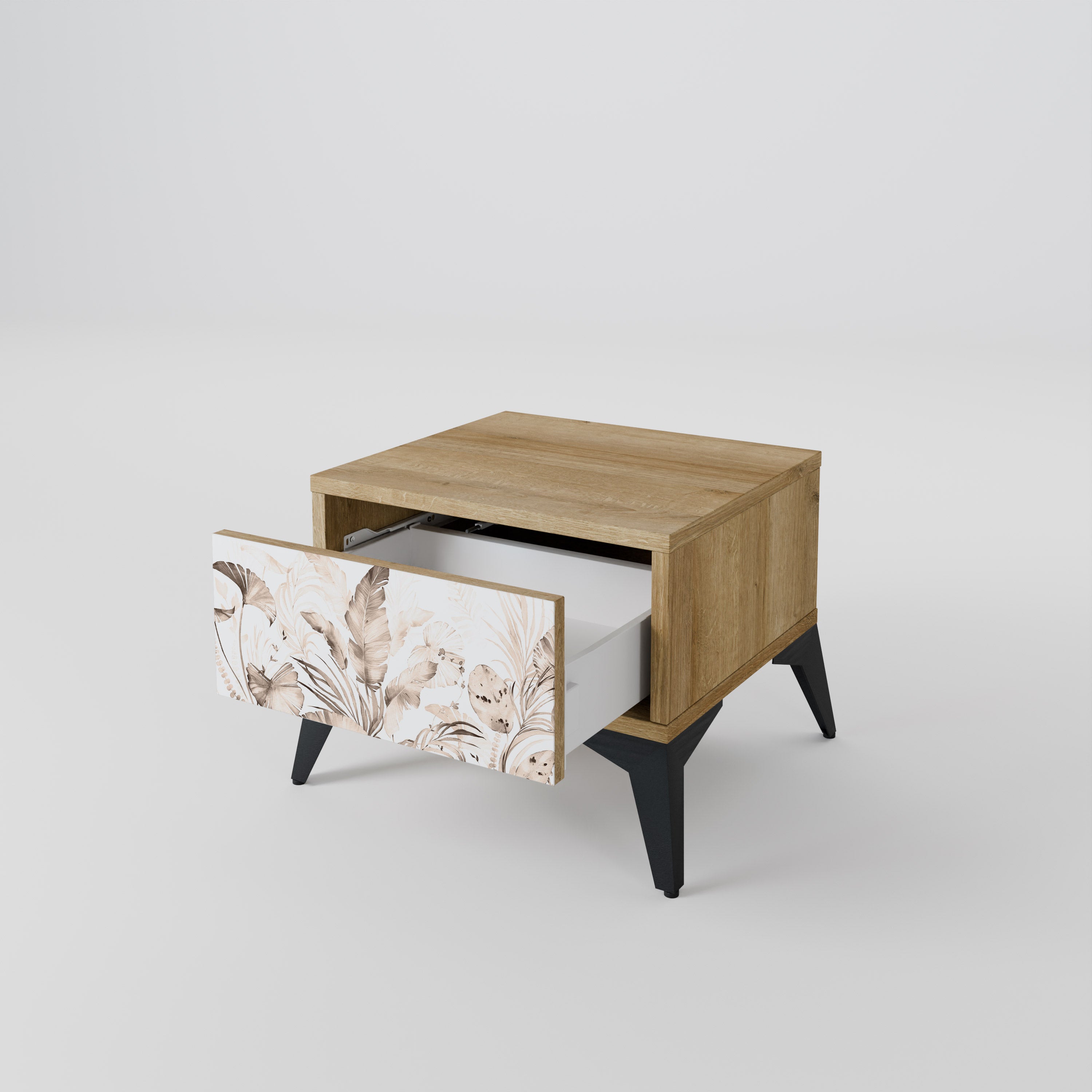 Table de chevet WILD TENDERNESS effet chêne