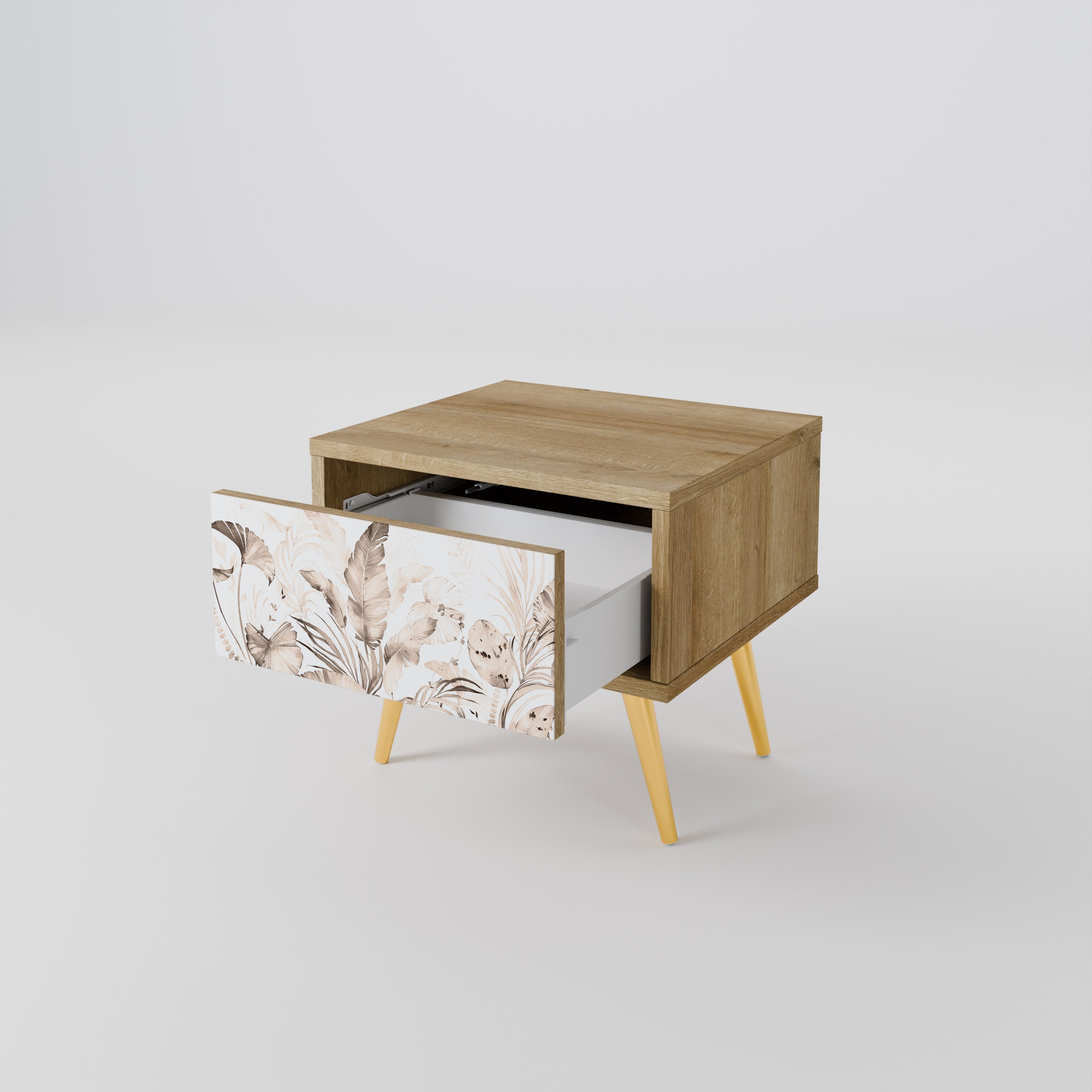 Table de chevet WILD TENDERNESS effet chêne