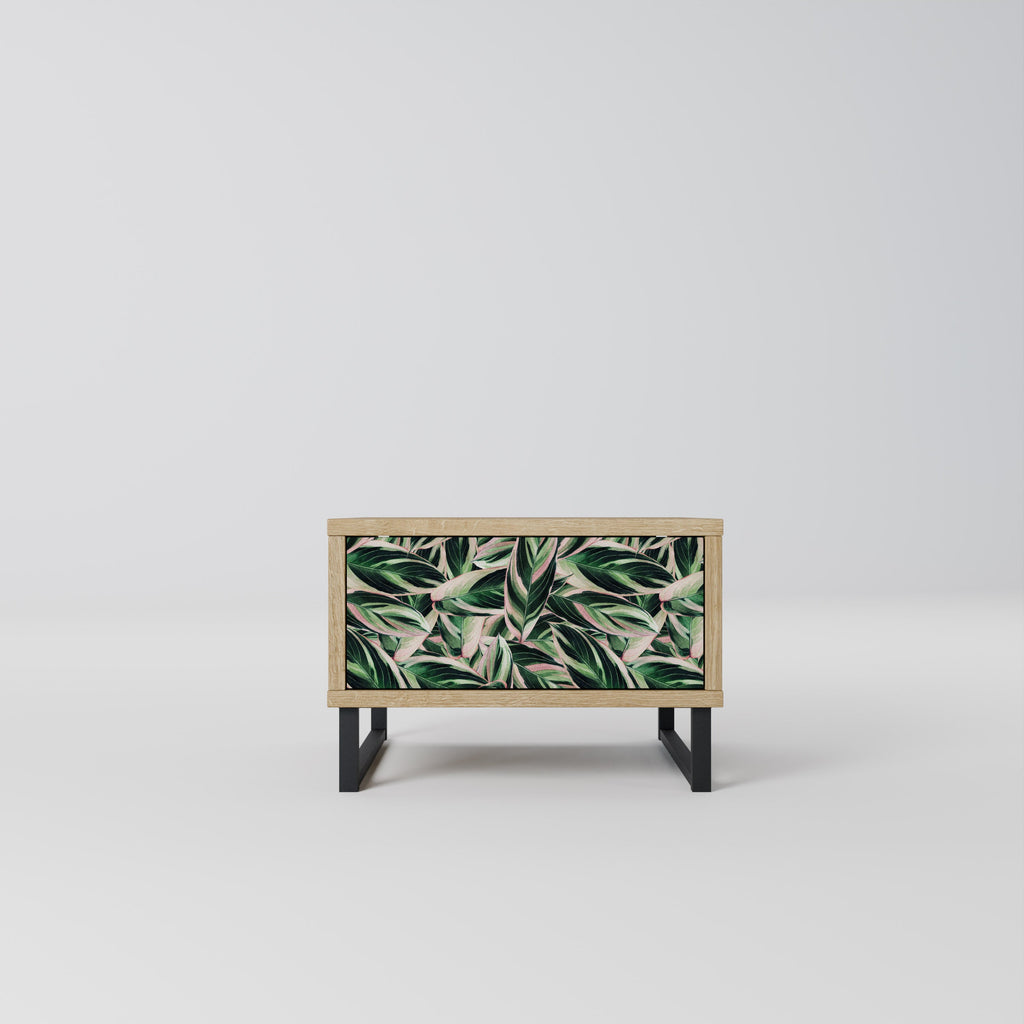 EERIE STROMANTHE Nightstand in Oak Effect