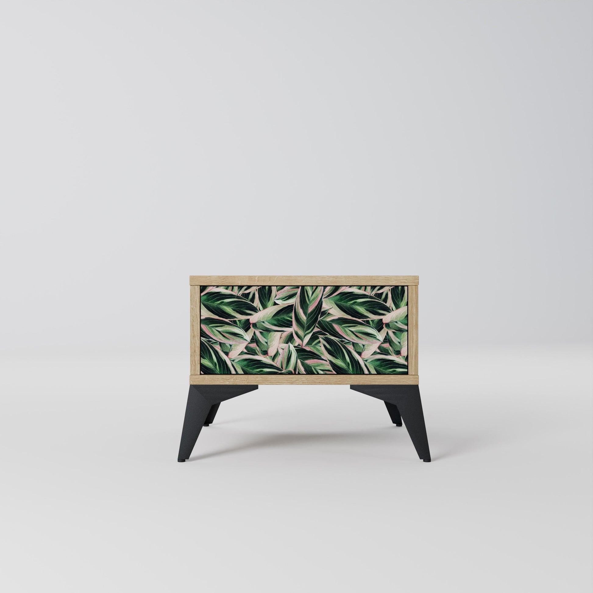 EERIE STROMANTHE Nightstand in Oak Effect