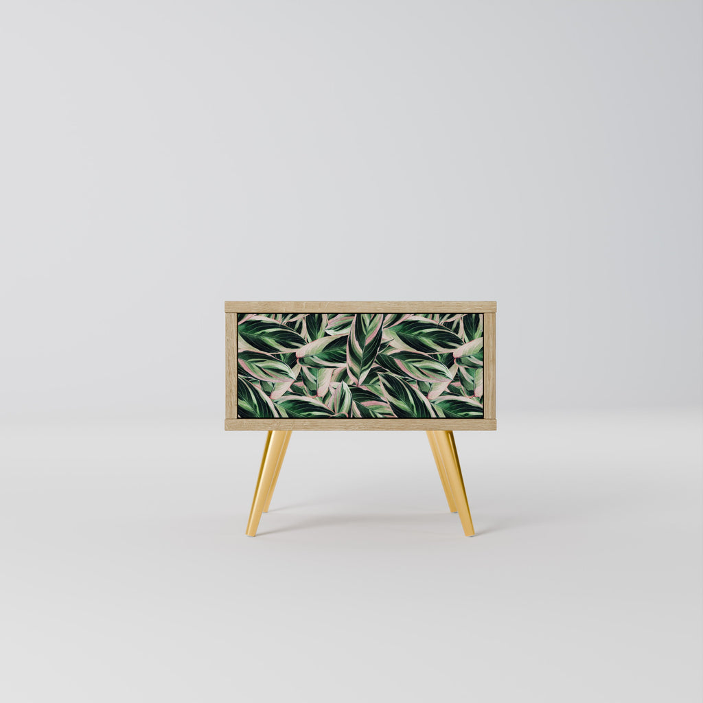 EERIE STROMANTHE Nightstand in Oak Effect