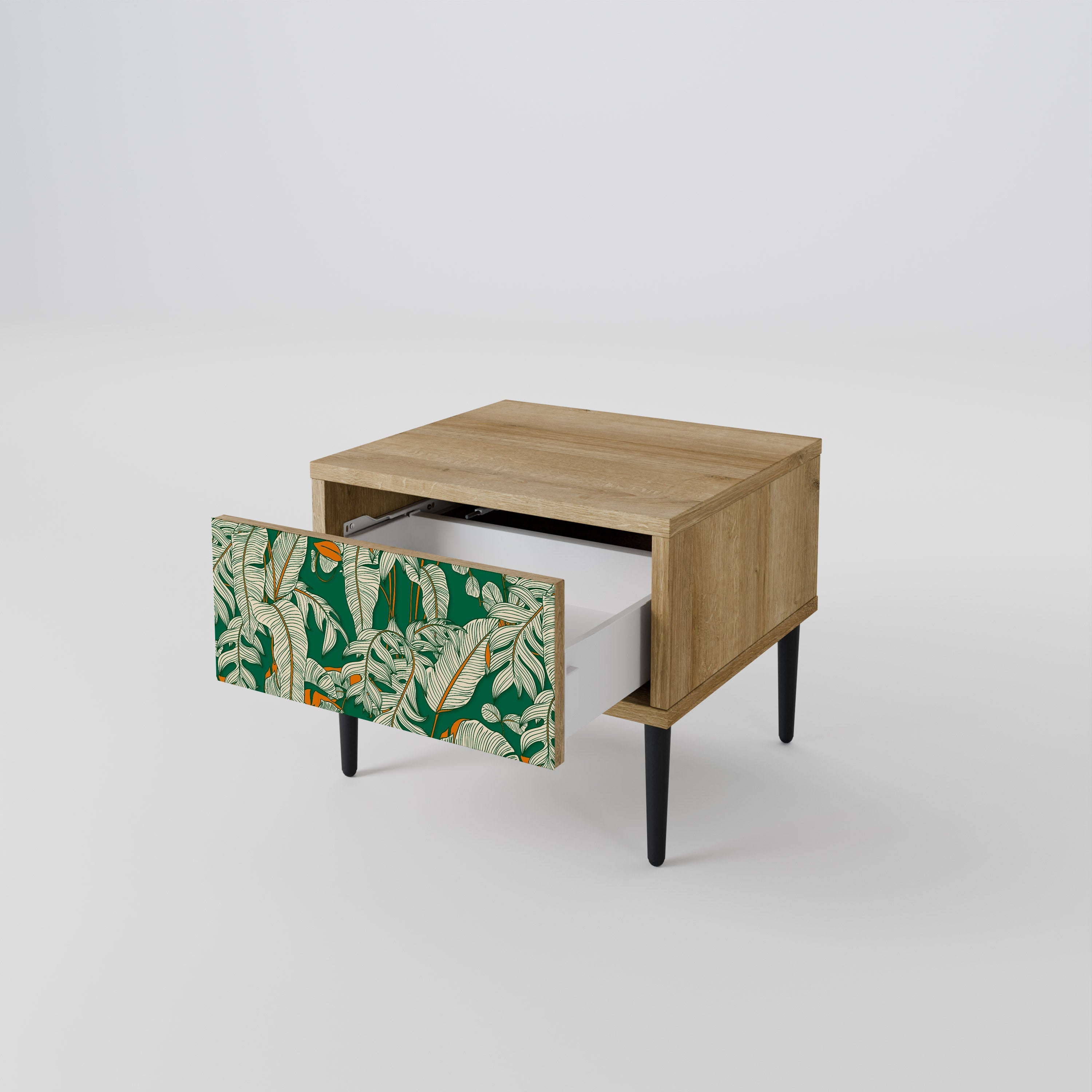 Table de chevet VERDANT PLEASURES effet chêne