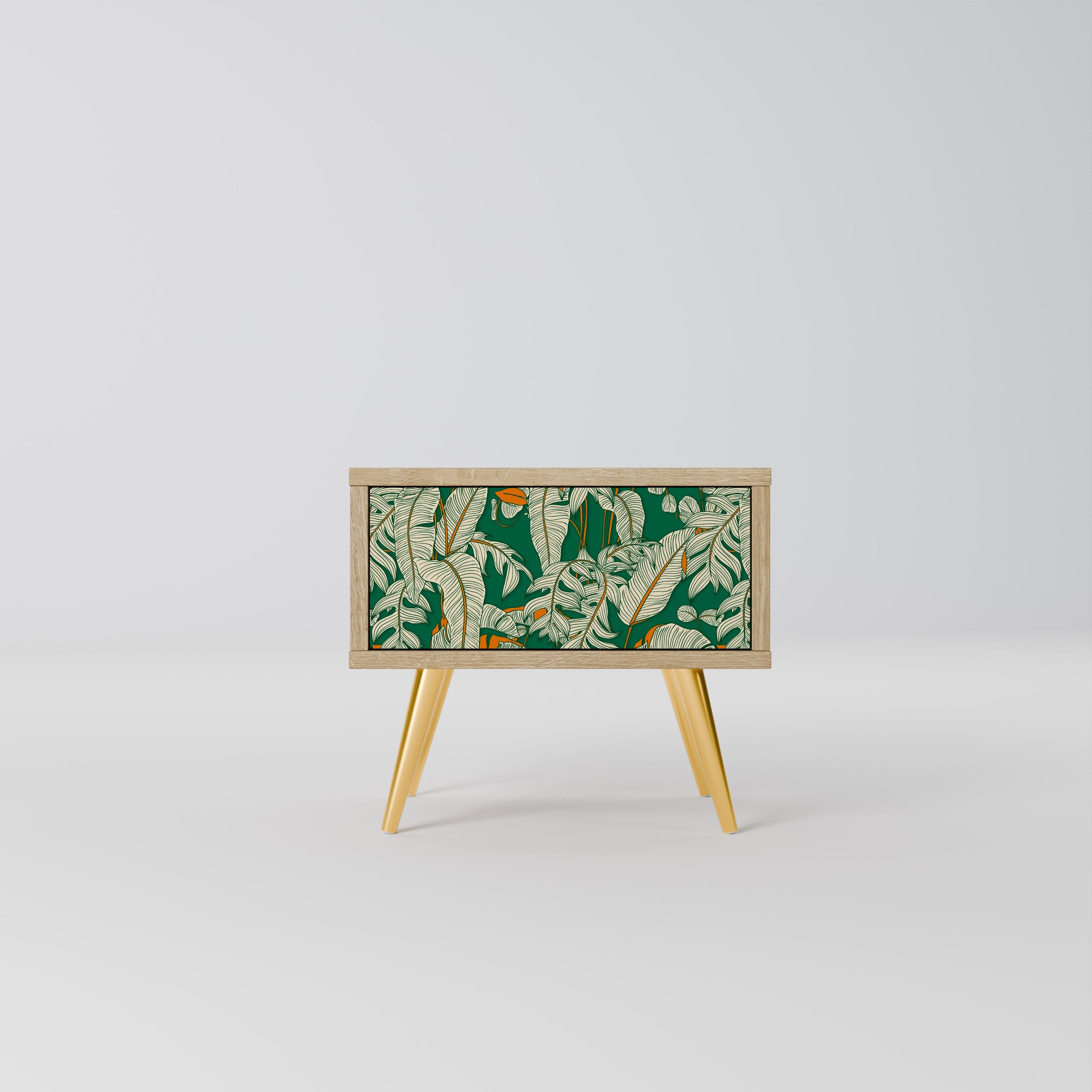 Table de chevet VERDANT PLEASURES effet chêne
