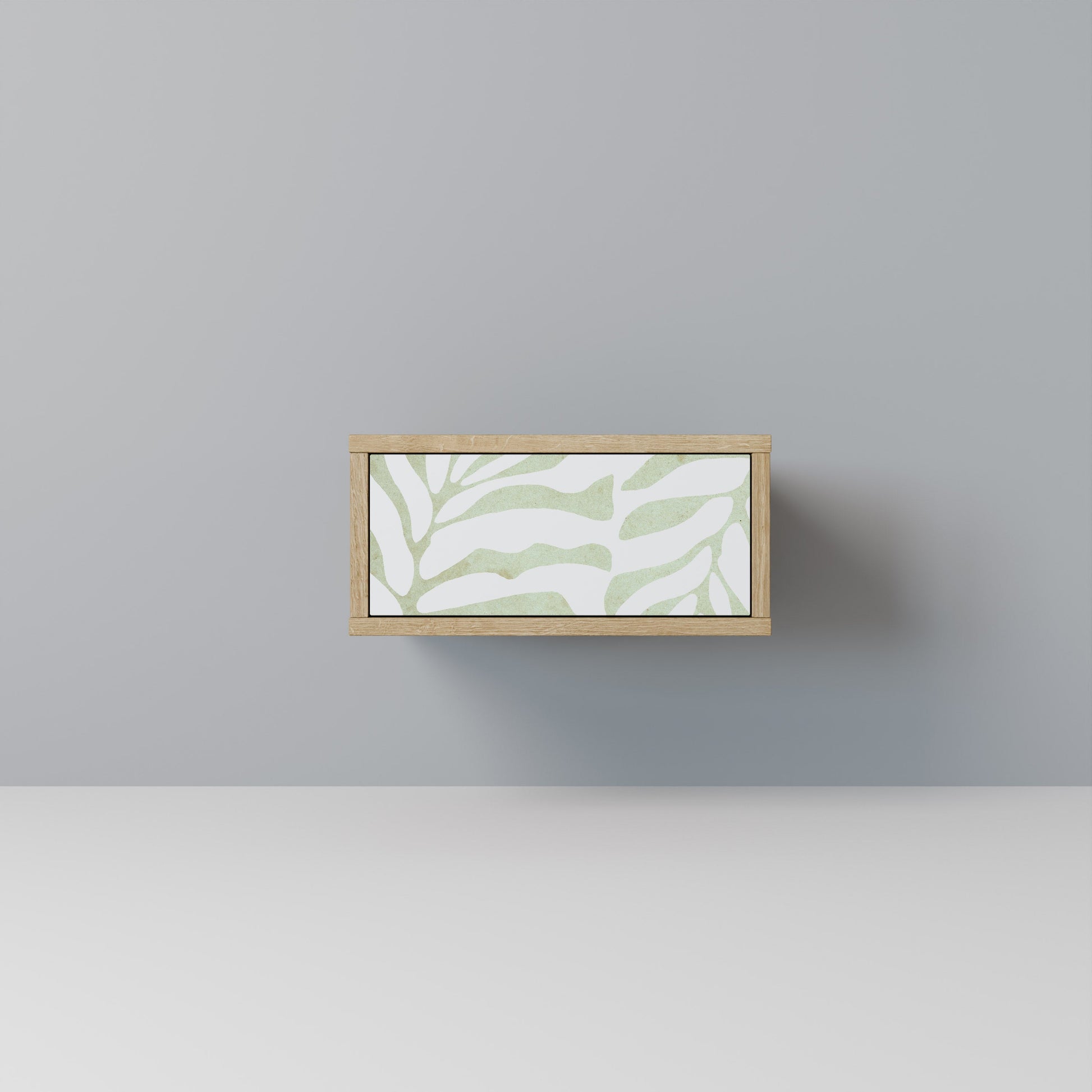 BOTANICAL SPARK Nightstand in Oak Effect